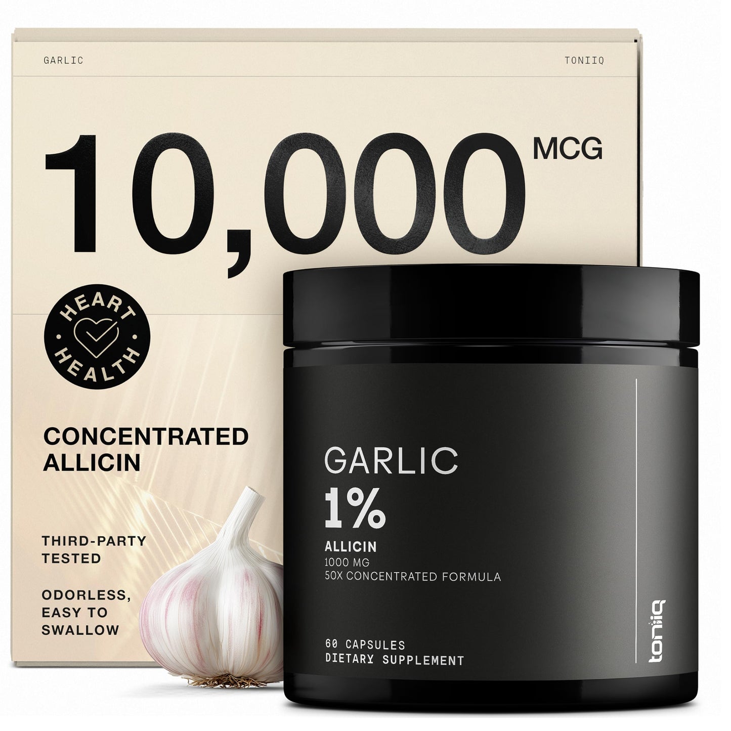 Toniiq Garlic Capsules 60 Count