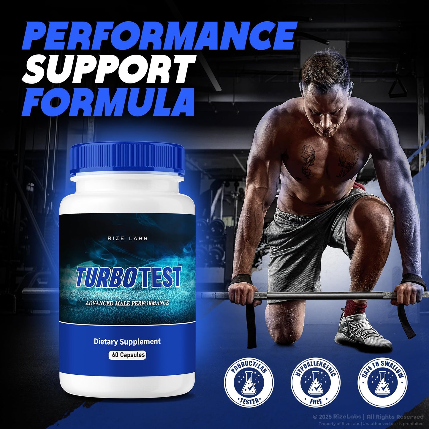 Rize Labs TurboTest 120 Capsules
