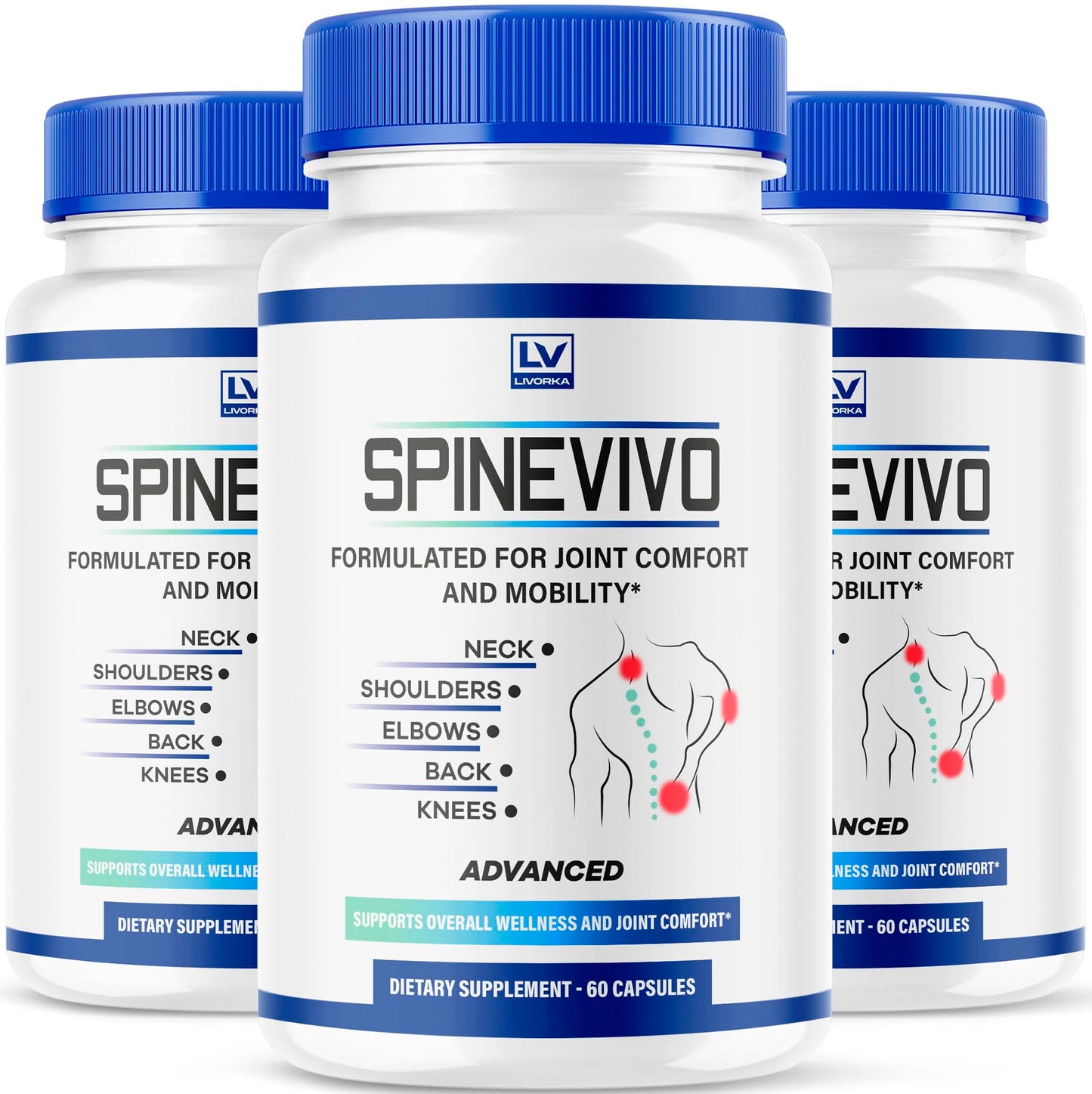 LIVORKA Spine Vivo Plus Capsules, 180 Capsules