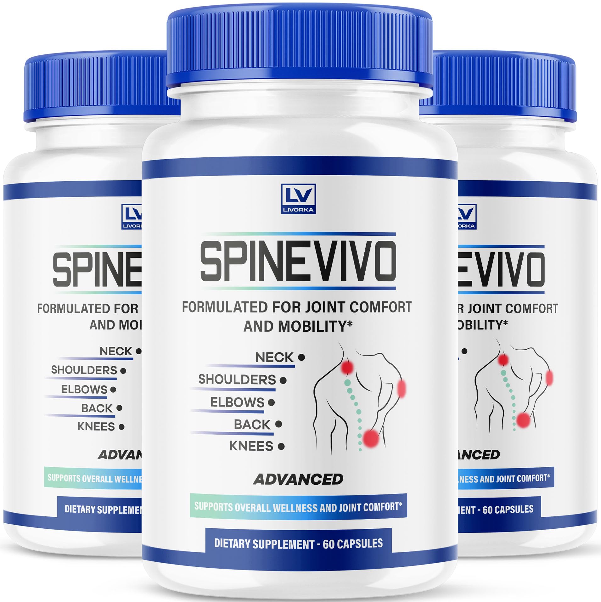 LIVORKA Spine Vivo Plus Capsules, 180 Capsules