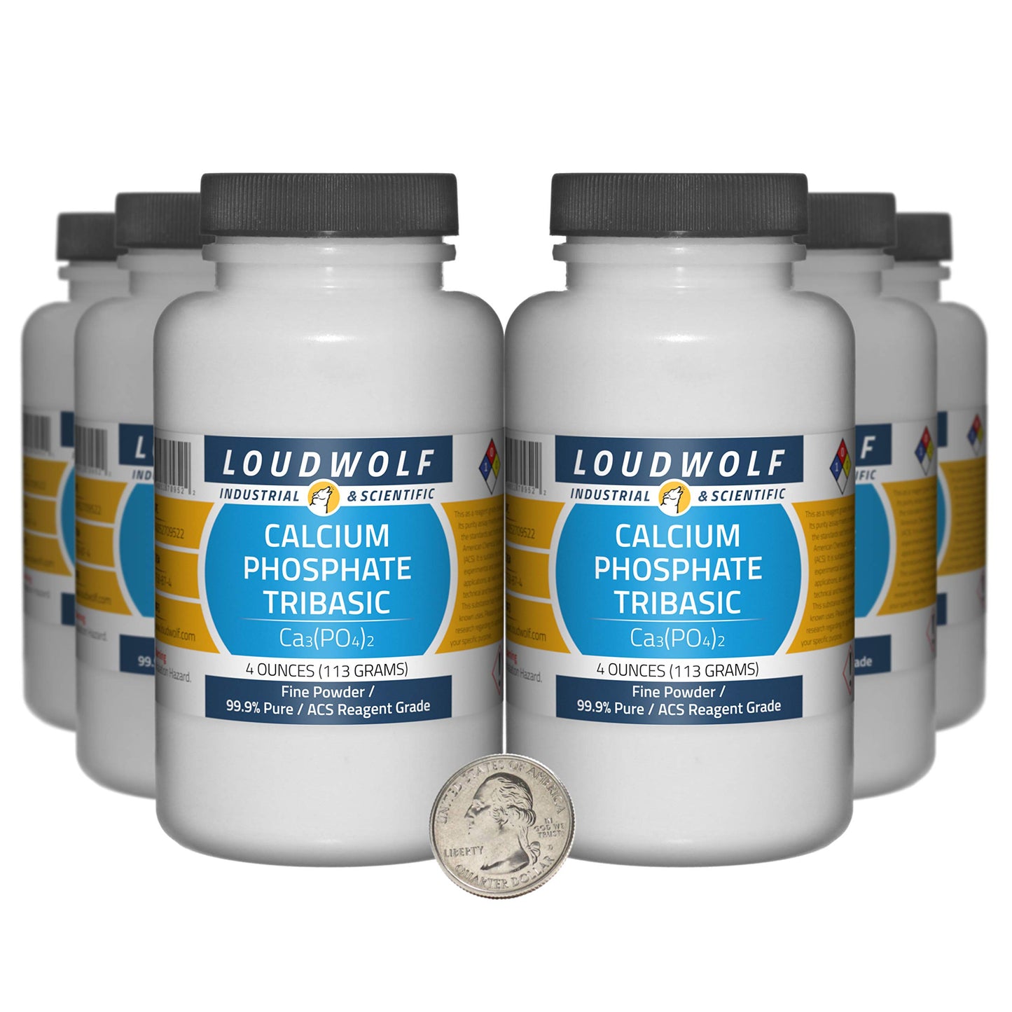 Loudwolf Calcium Phosphate Tribasic Fine Powder, 24 oz