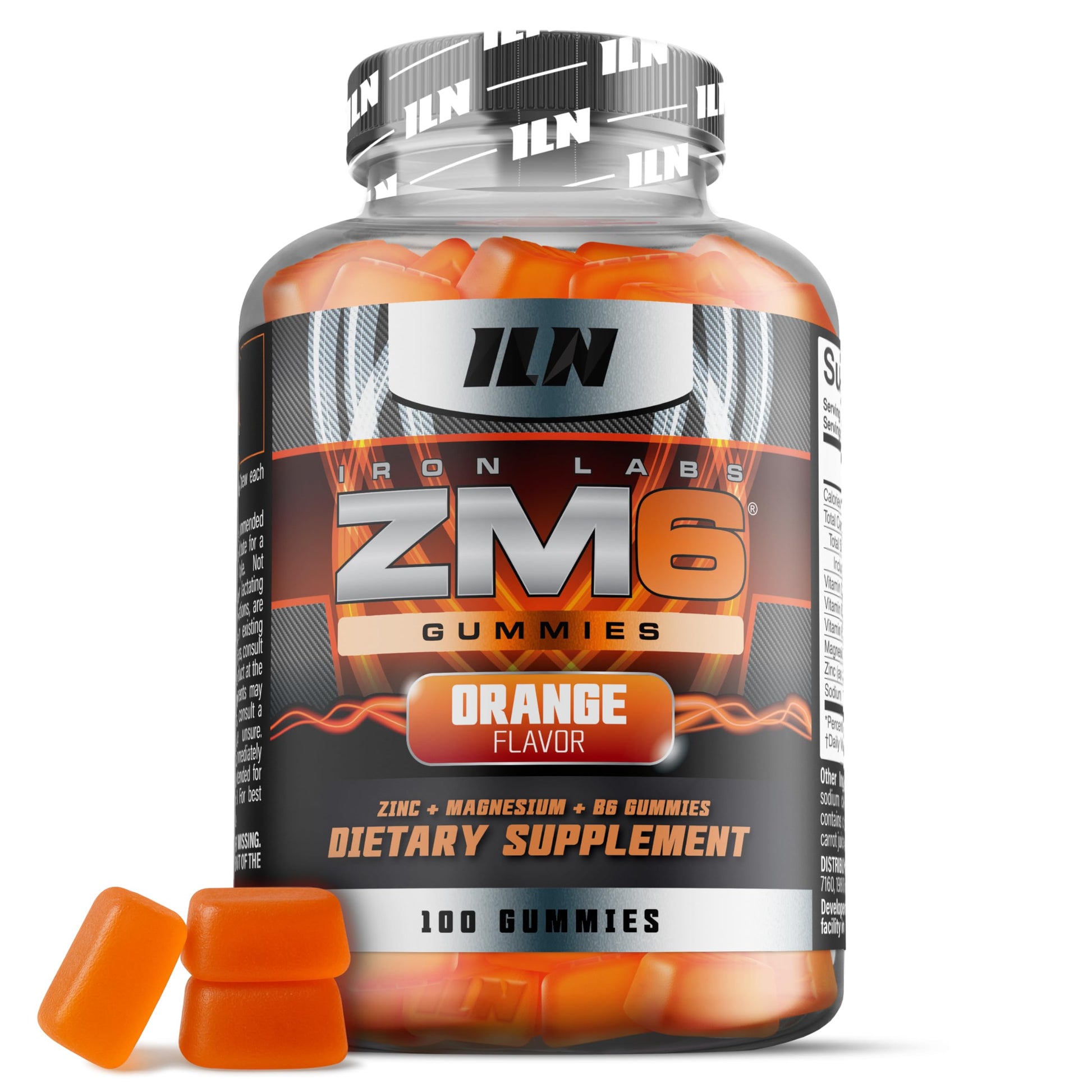 Iron Labs Nutrition ZM6 Zinc Magnesium Gummies, 100 Count