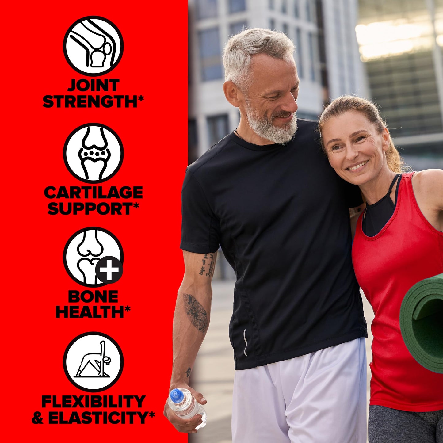Labrada Elastijoint Glucosamine Chondroitin MSM Joint Support Powder, 13.54 Ounce