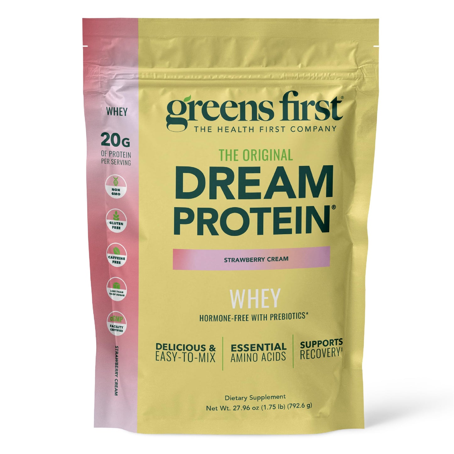 Greens First Dream Protein Powder Whey, 27.96 oz