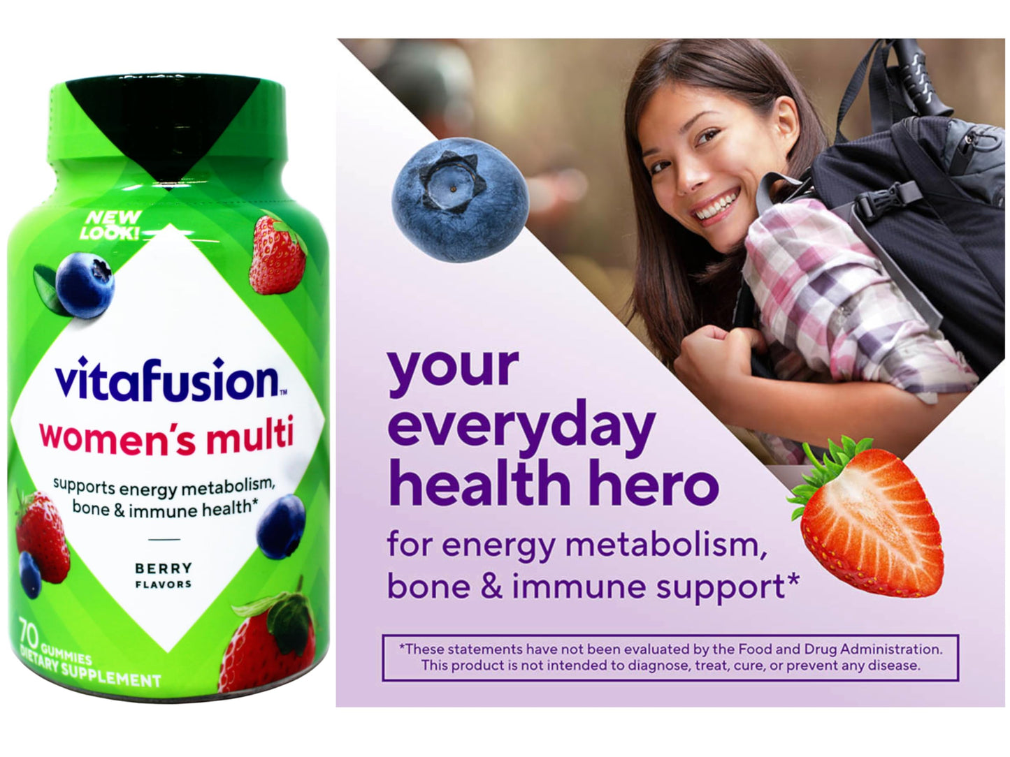 Vitafusion Women's Complete Multivitamin Gummies, 280 Gummies