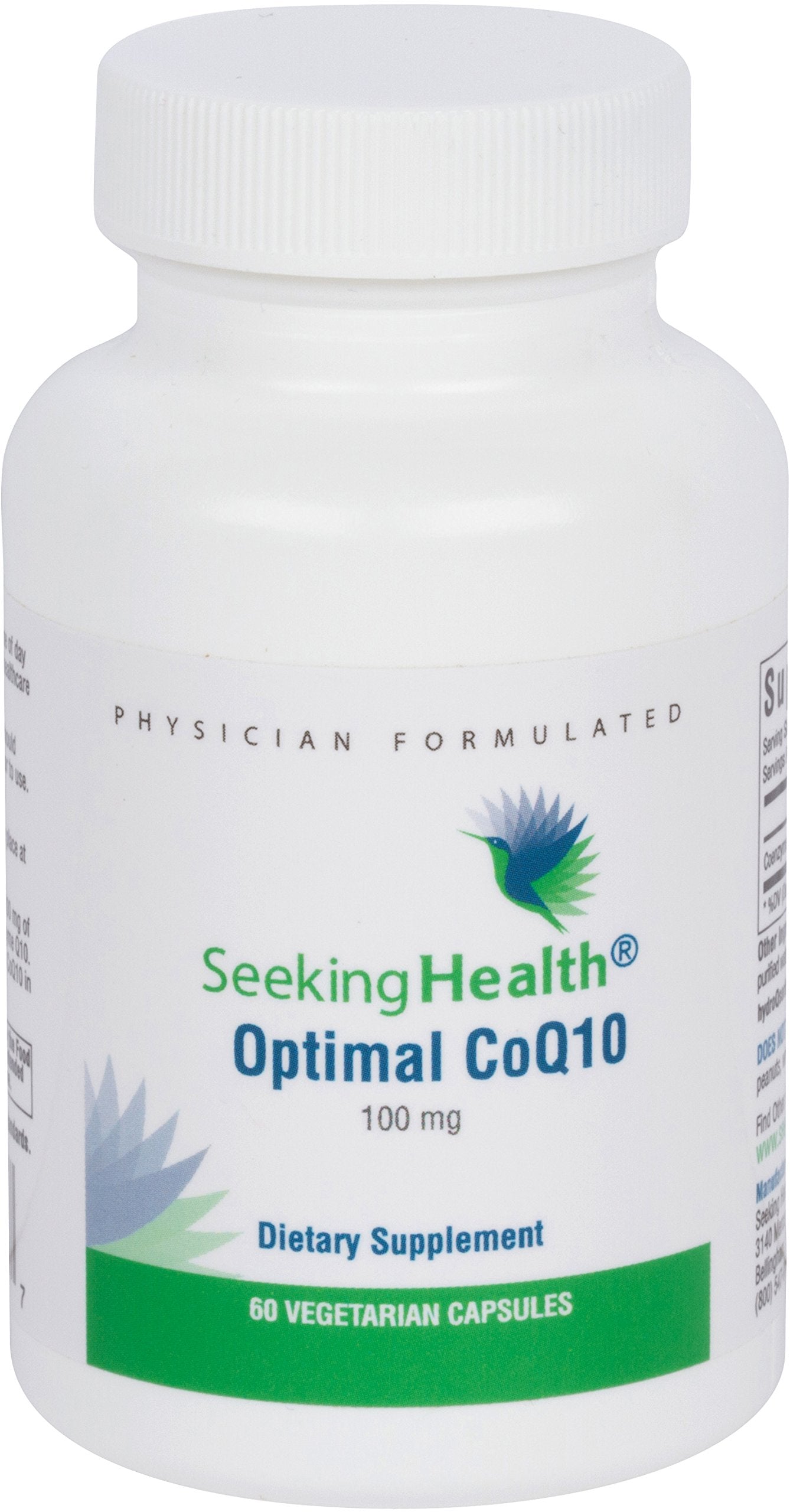 Seeking Health CoQ10 Coenzyme Supplement Capsules 60 Count