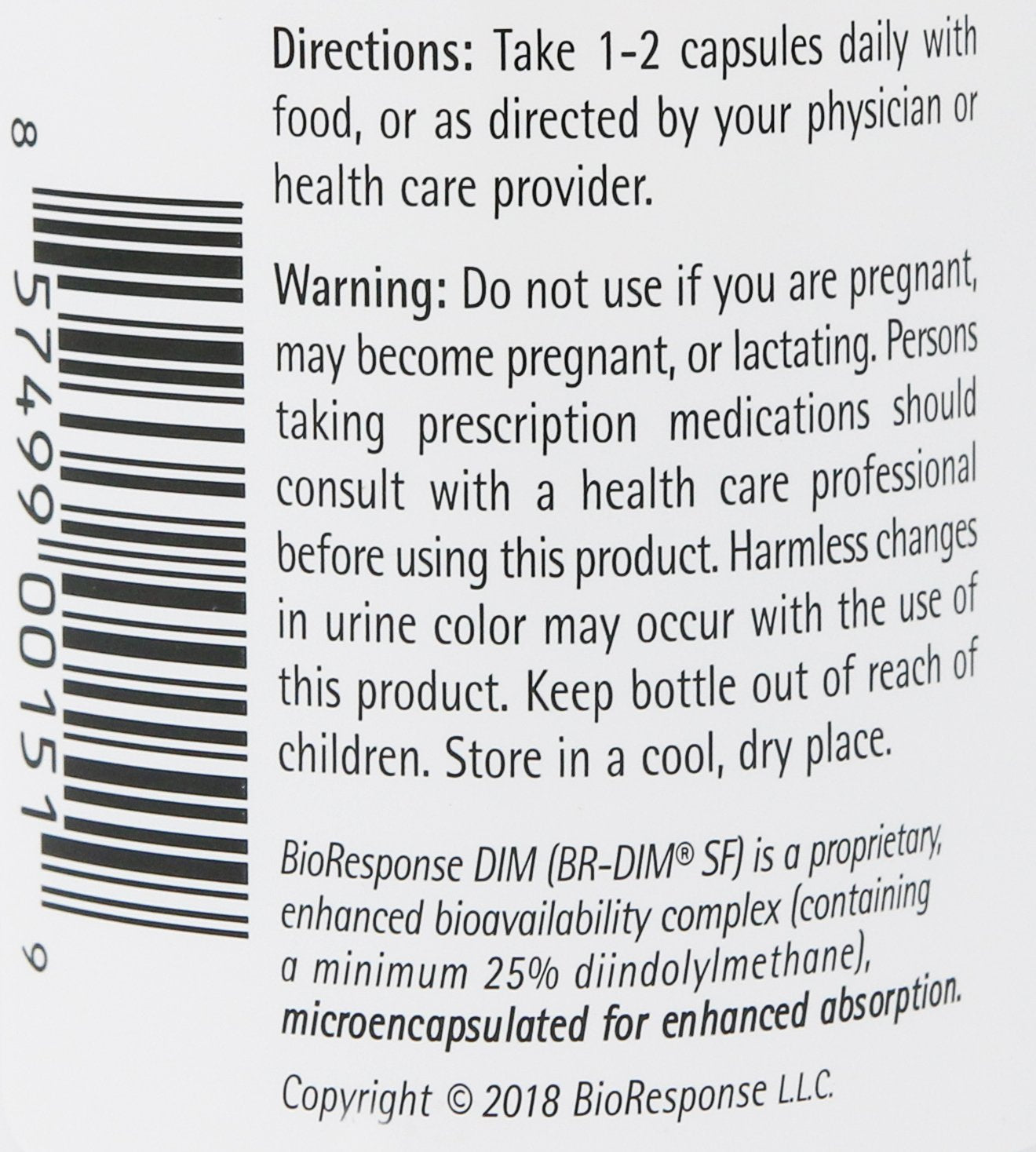 Bioresponse DIM 150 Capsule 180 Count