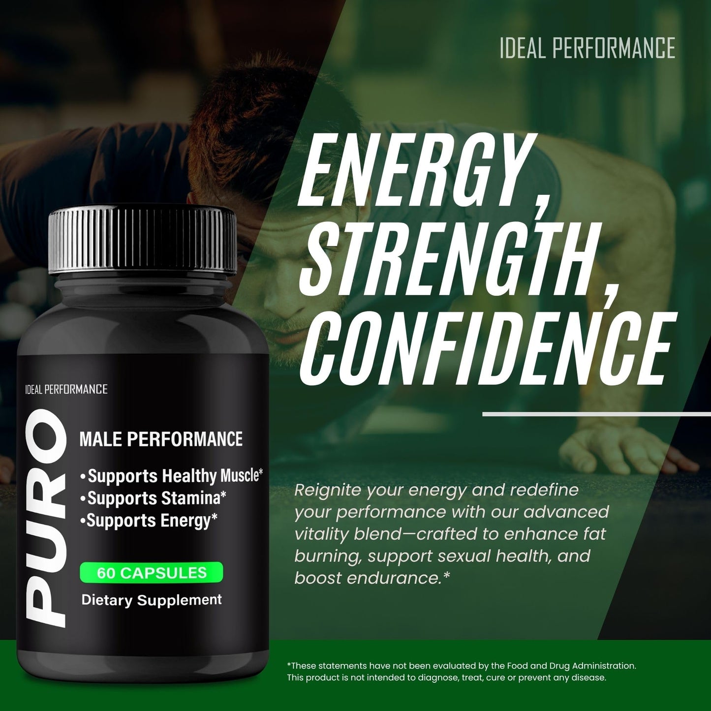 IDEAL PERFORMANCE Puro Capsules 120 Count