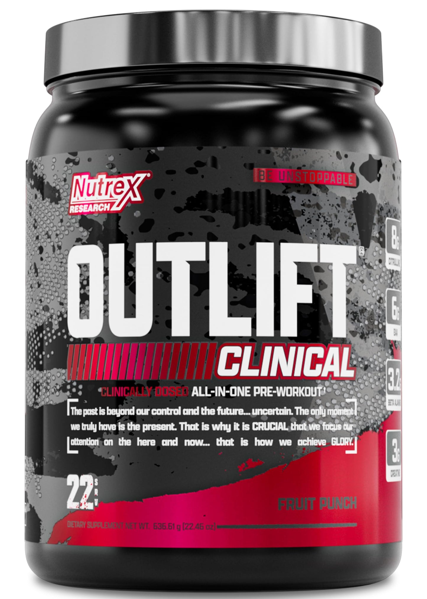 Nutrex Research Outlift Pre Workout Powder 23 Servings
