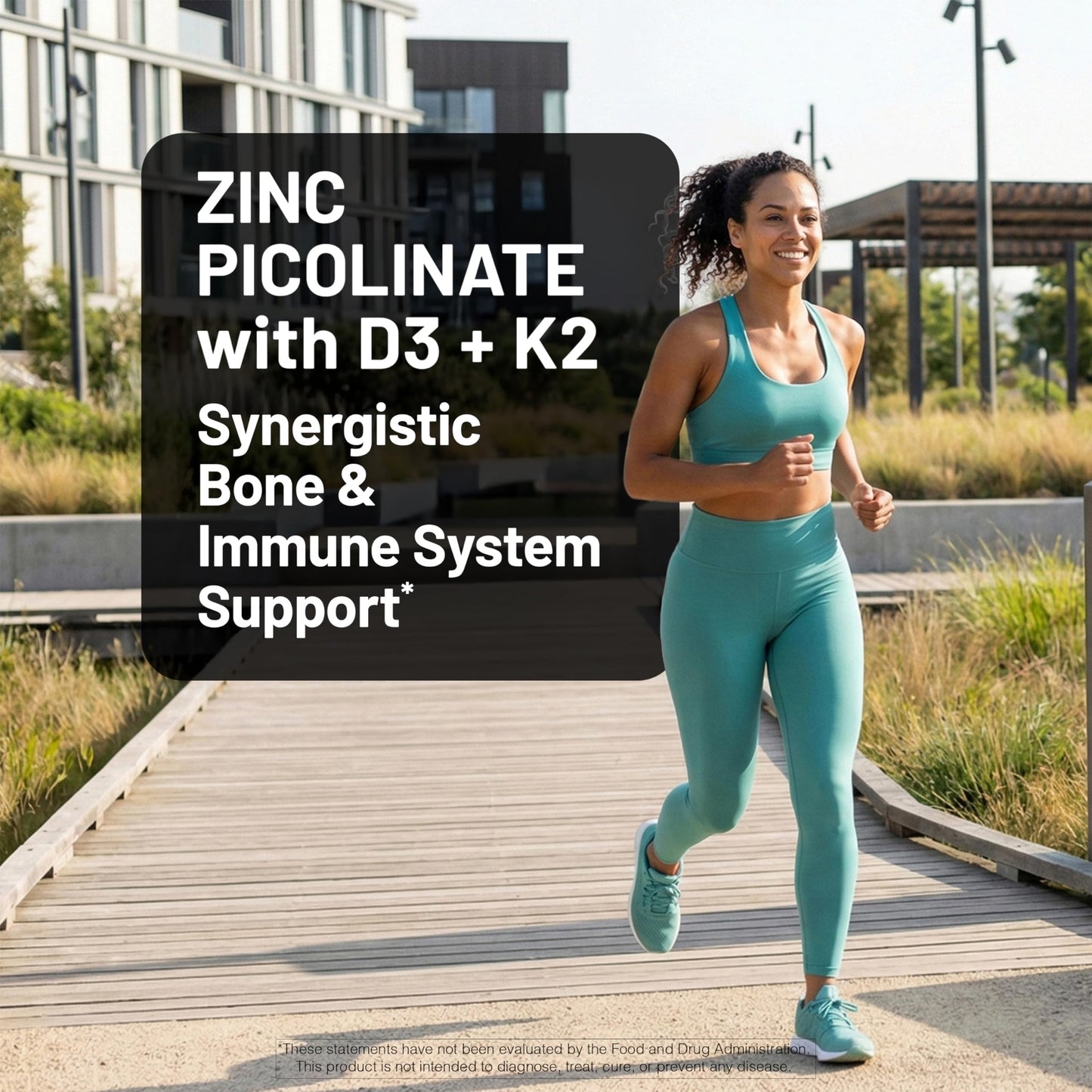 NatureWise Zinc Picolinate with D3 + K2 Capsules, 30 Count