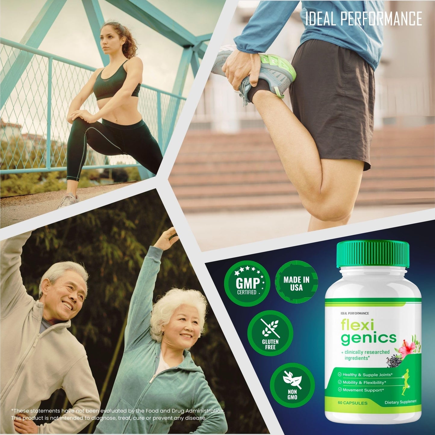 IDEAL PERFORMANCE Flexigenics Capsules, 300 Count