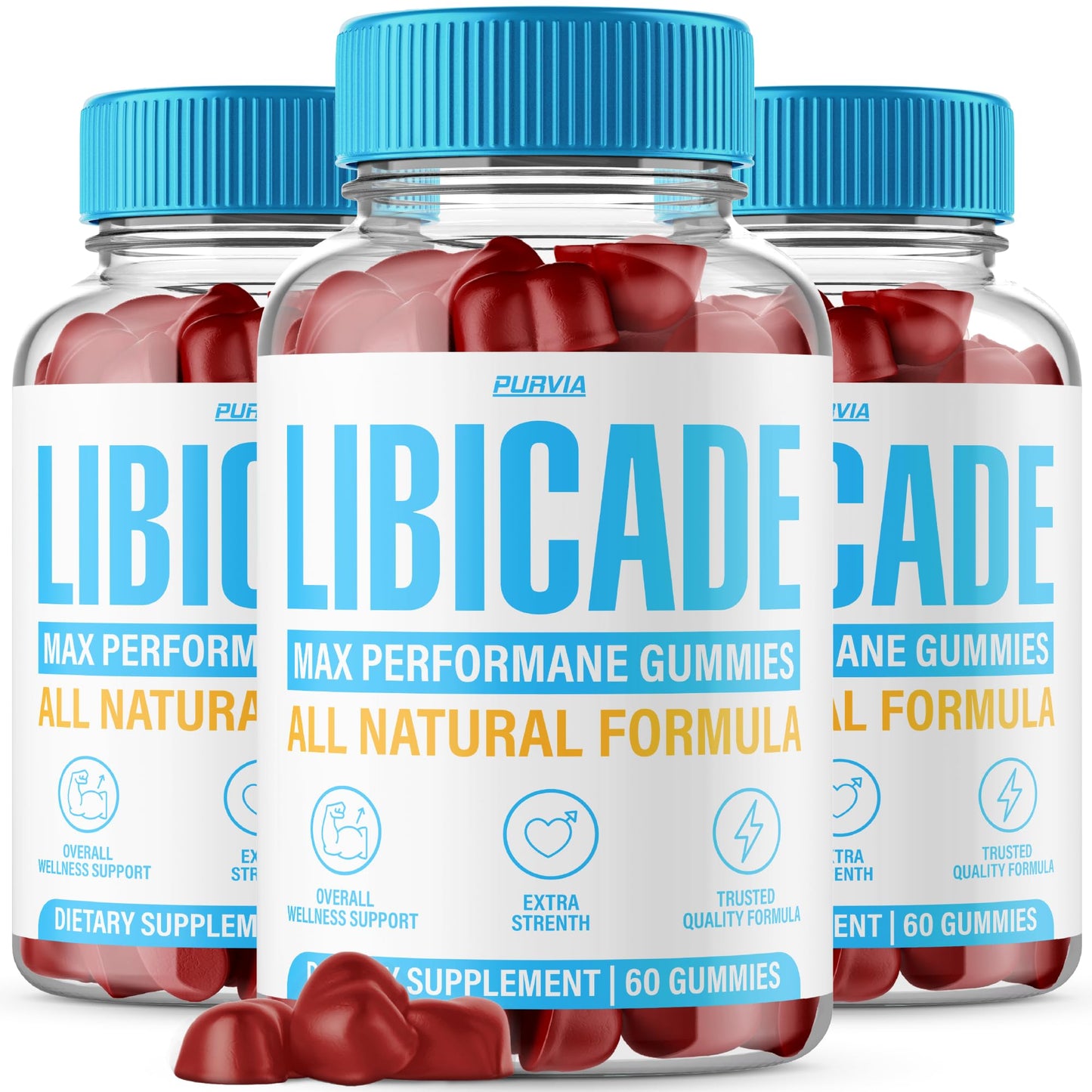 Purvia Libicade Gummies Gummy 180 Count