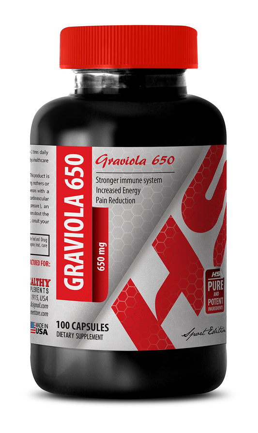 Healthy Supplements LLC Graviola Extract Capsules 100 Count