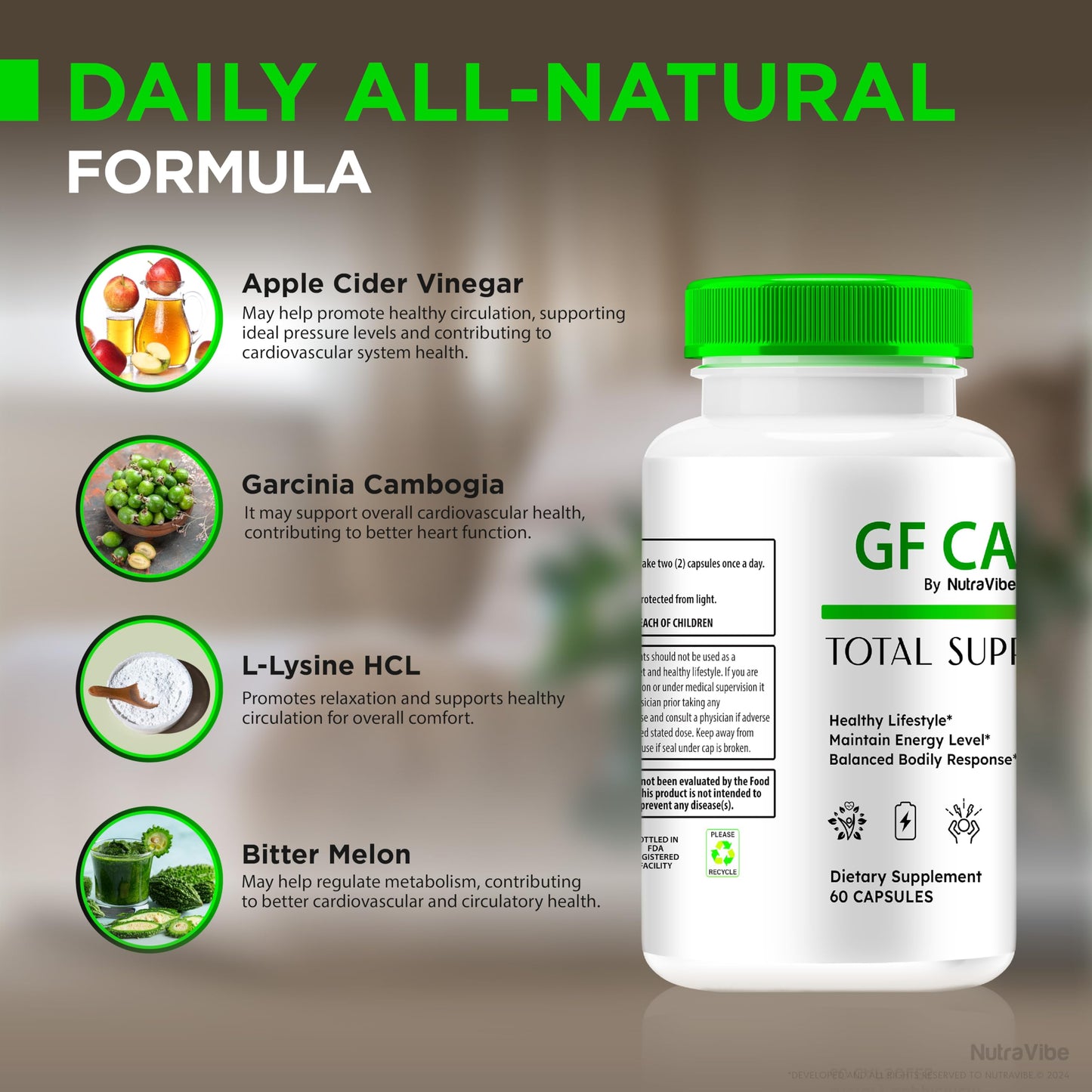 NutraVibe GF Caps Capsule 120 Capsules