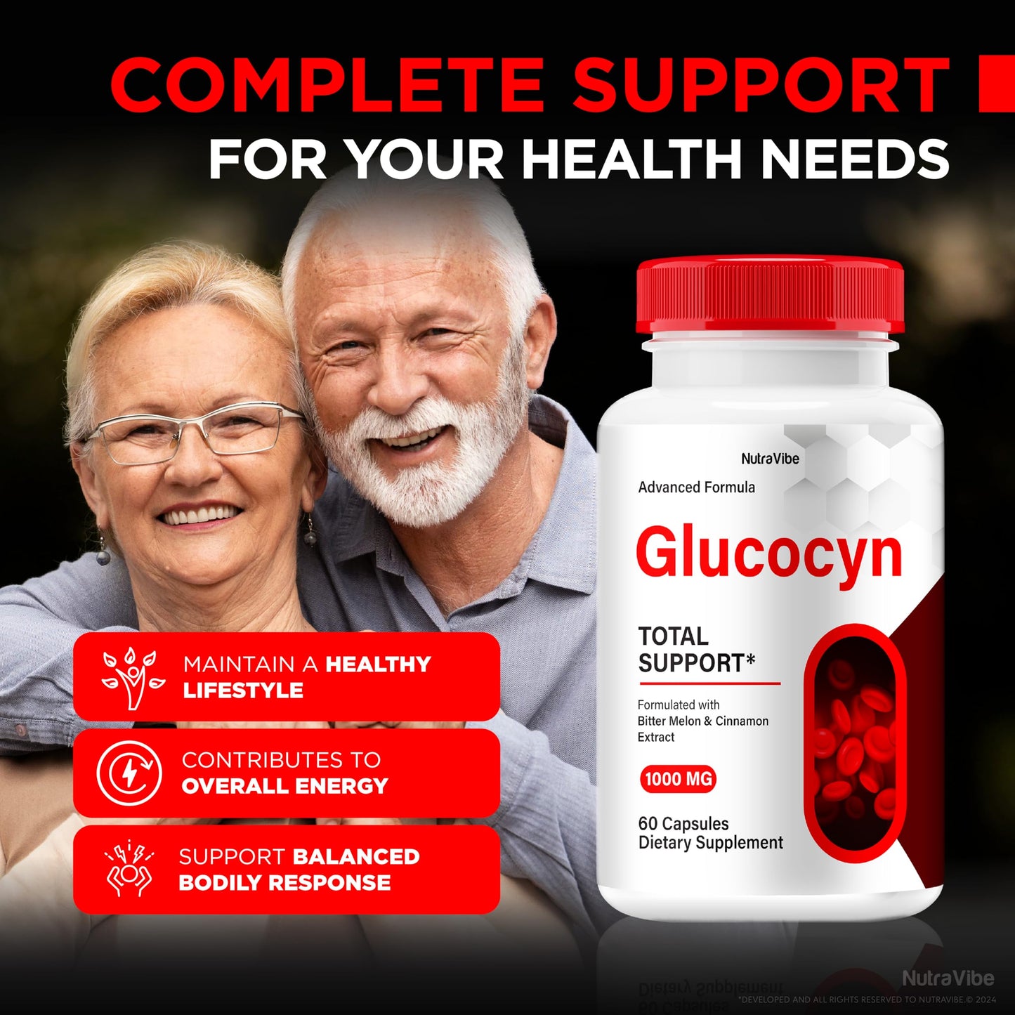 NutraVibe Glucocyn Capsules 180