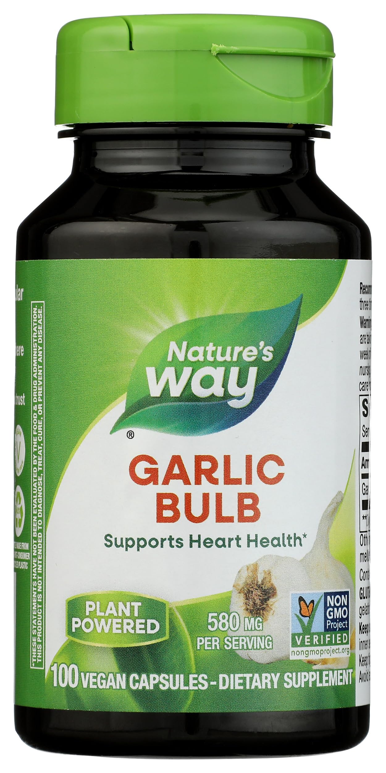 Nature's Way Garlic Vegetable Capsules 100 Count
