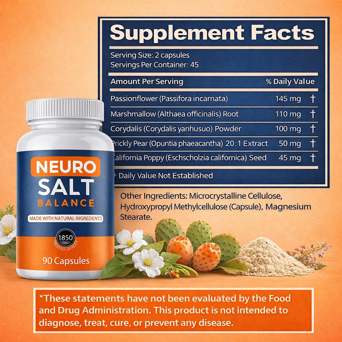 NEURO SALT Neuro Salt Capsules, 60 Capsules