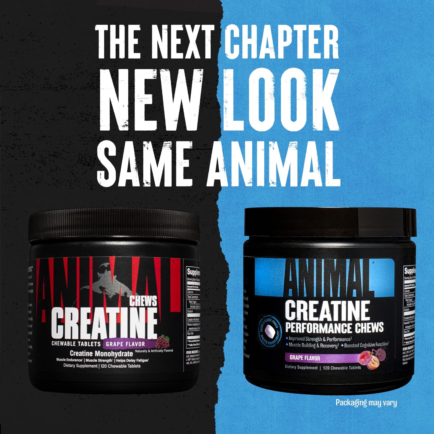 Animal Omega 3 & 6 Supplement with Creatine Tablets, 150 Tablets