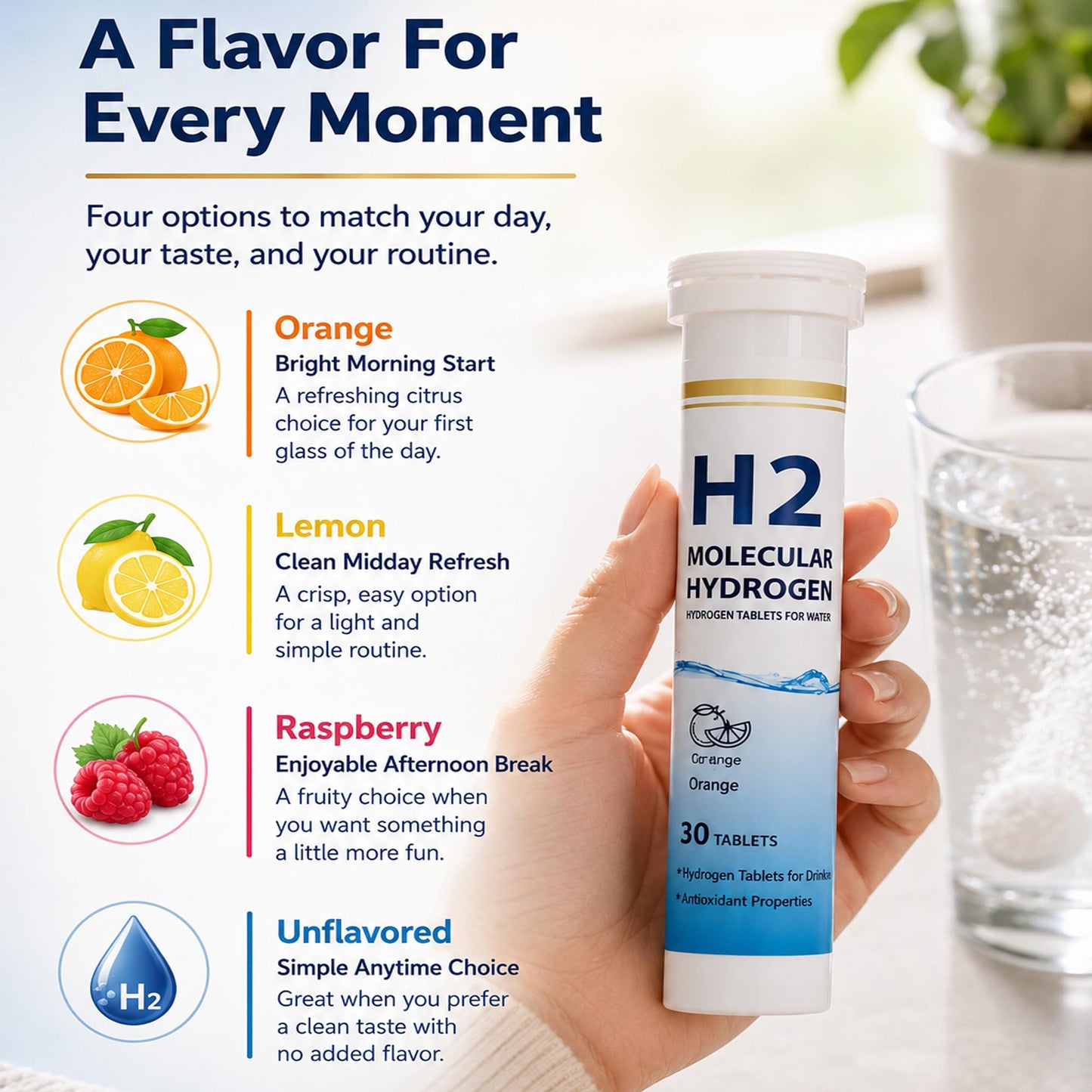 Crobirware Molecular Hydrogen Tablets 120 Count