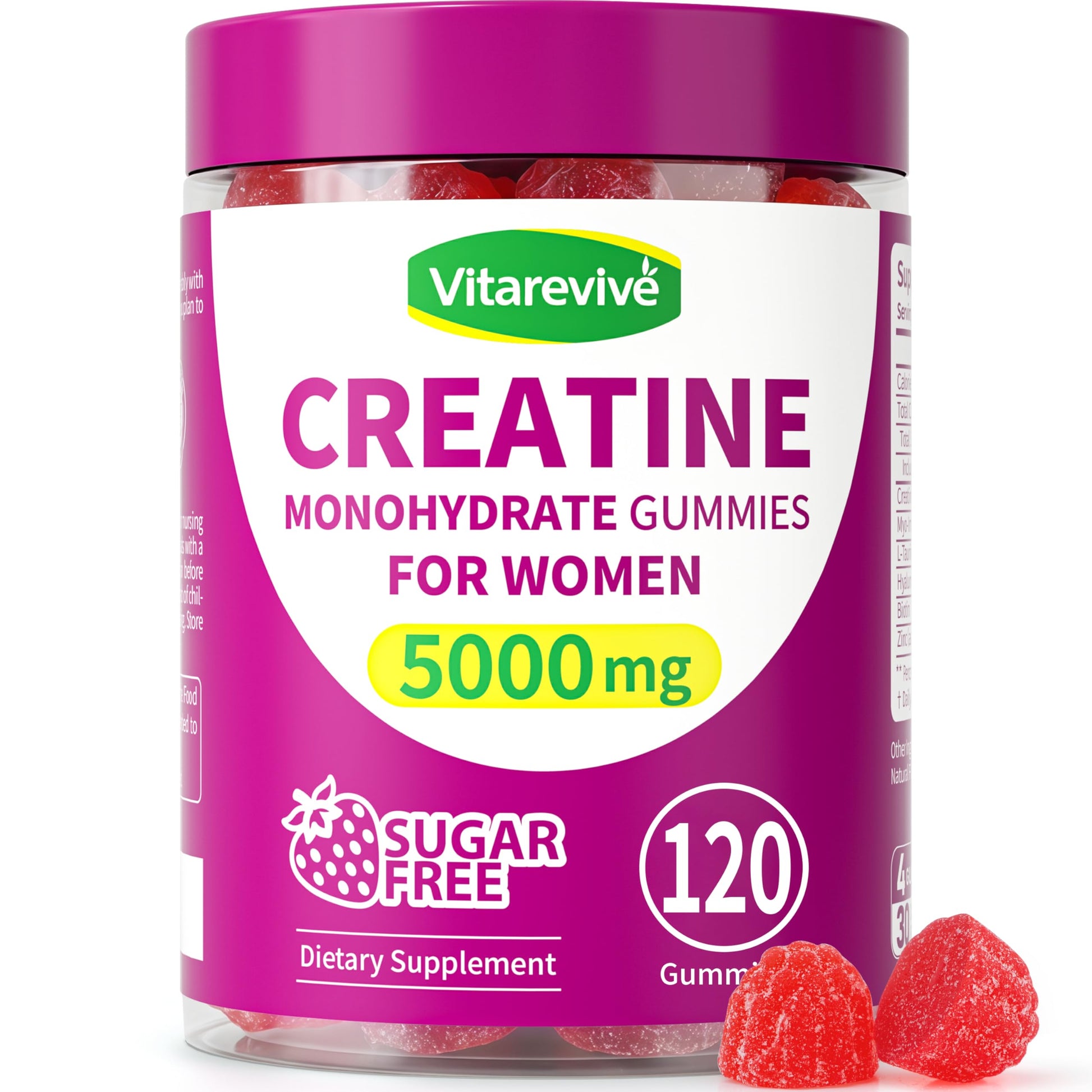 Vitarevive Creatine Gummies 120 Gummies
