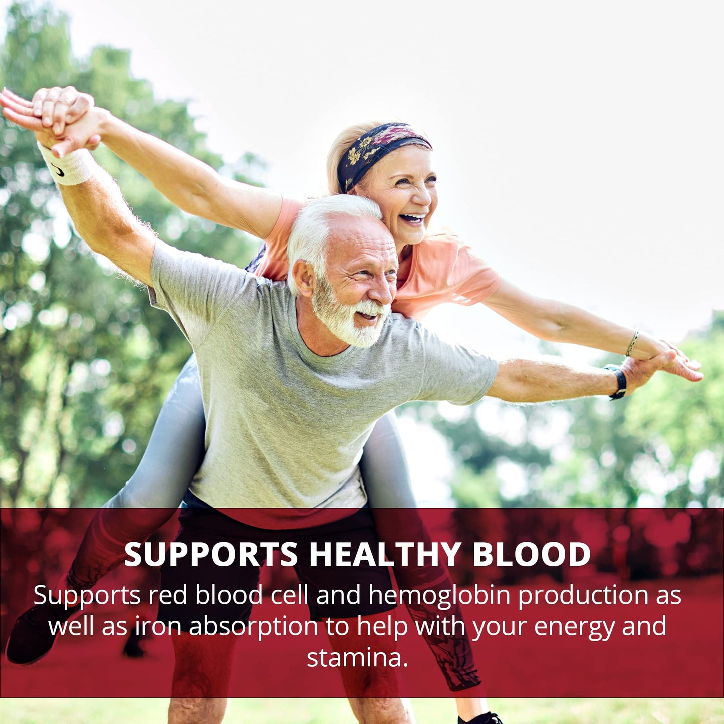 Prohemia Natural Blood Builder Iron Supplement Tablet 60 Count