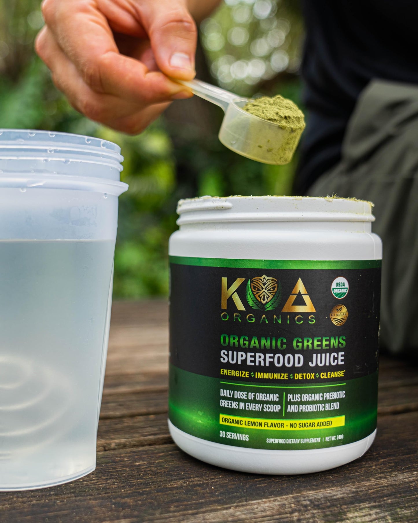 KOA Organics Greens Superfood Juice Powder, 8.47 oz
