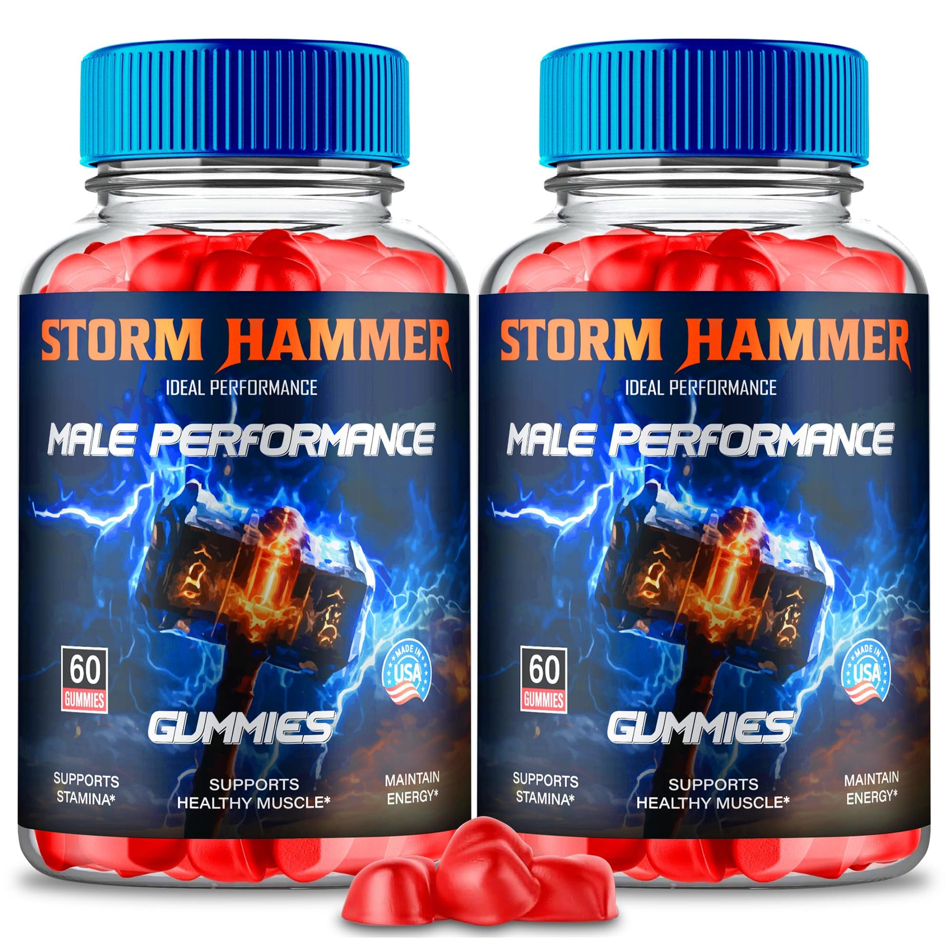 IDEAL PERFORMANCE Storm Hammer Gummy 120 Count