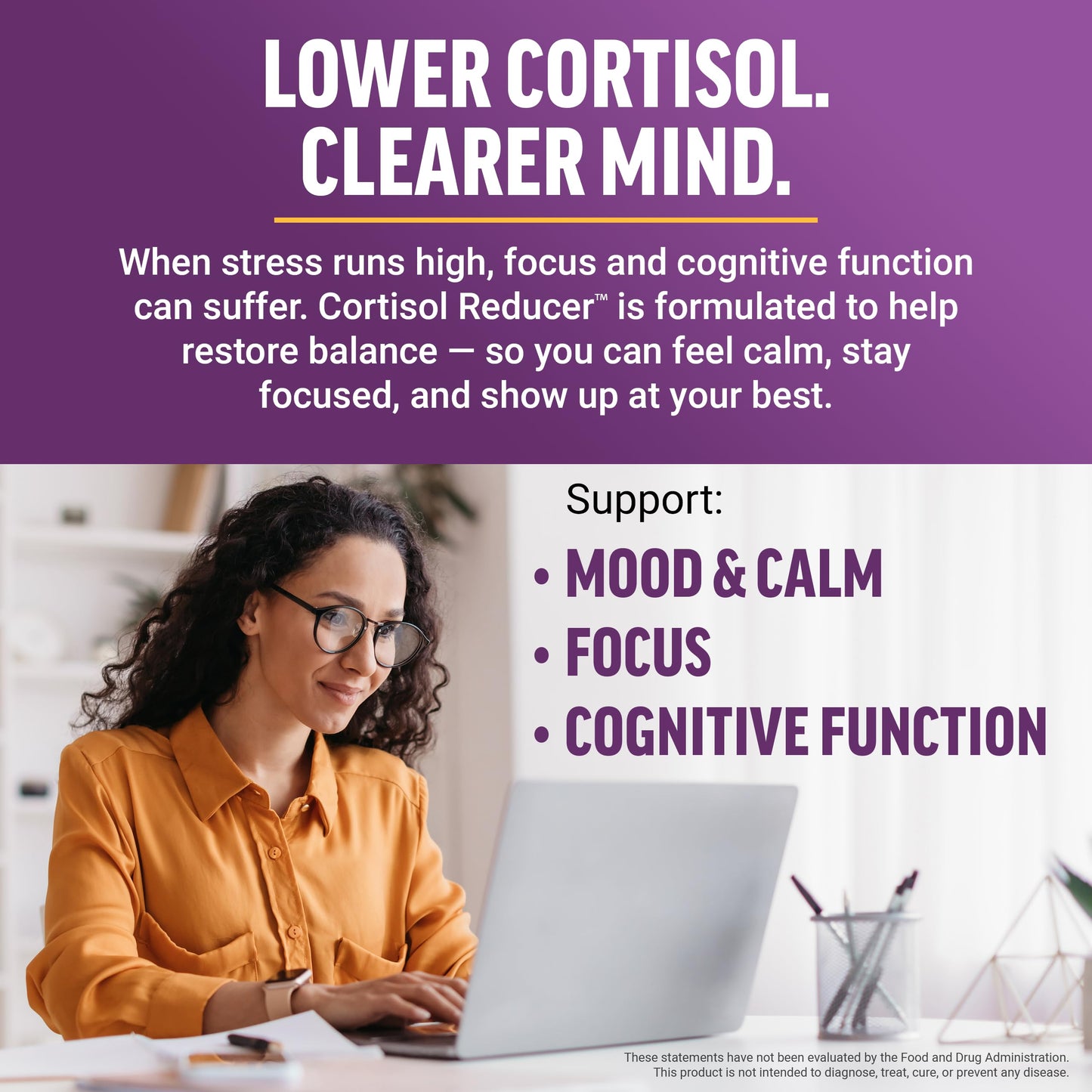 Force Factor Cortisol Reducer for Women with Ashwagandha Capsules 90 Count