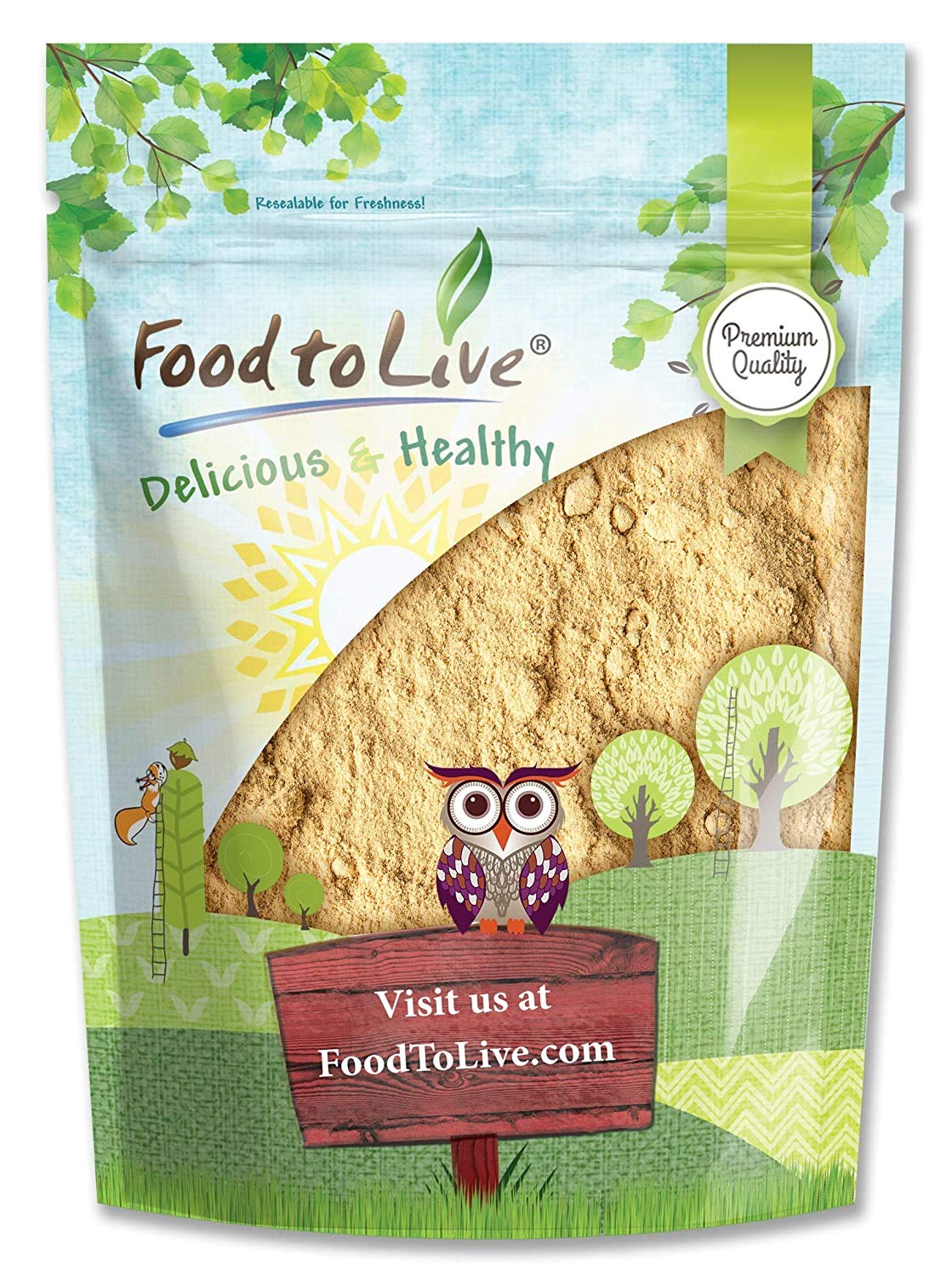Food to Live Yellow Maca Powder, 32 oz