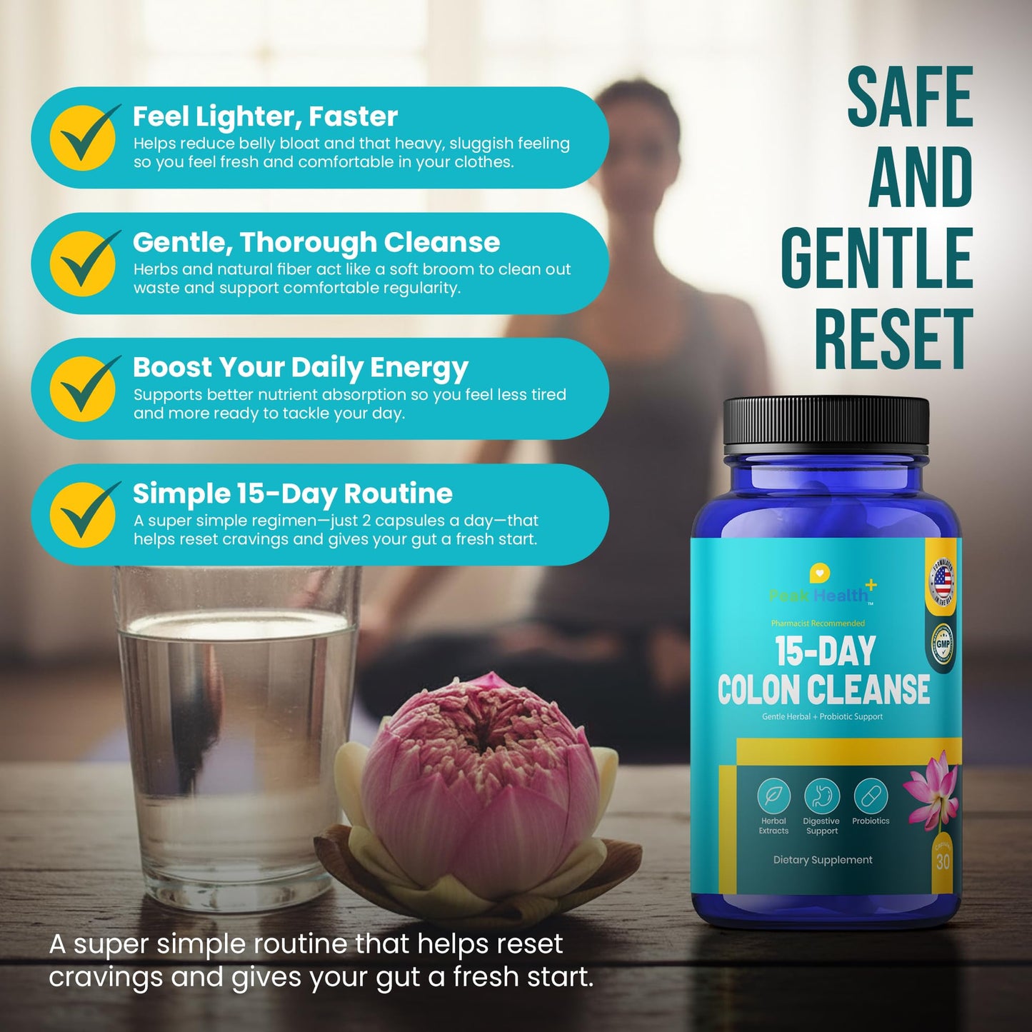 Peak Health Gentle Gut Cleanse Capsule 30 Capsules
