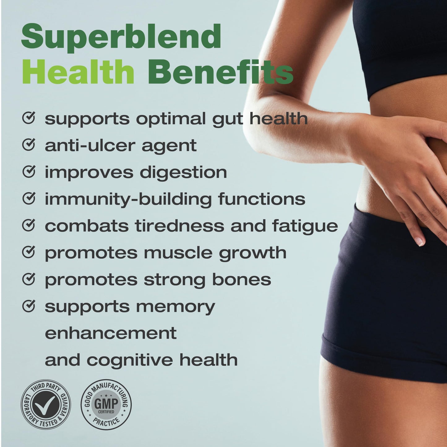 Baoactive Baobab Moringa Powder Superblend Capsules 120 Count