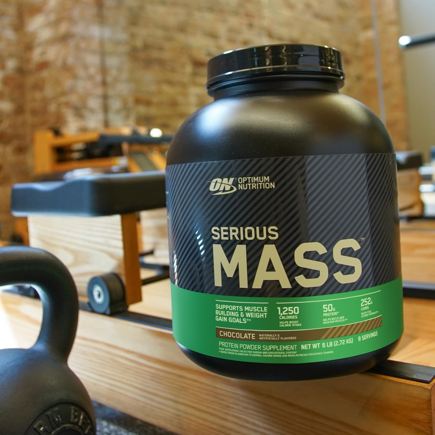 Optimum Nutrition Serious Mass Weight Gainer Protein Powder, 96 Servings, 6 Pound
