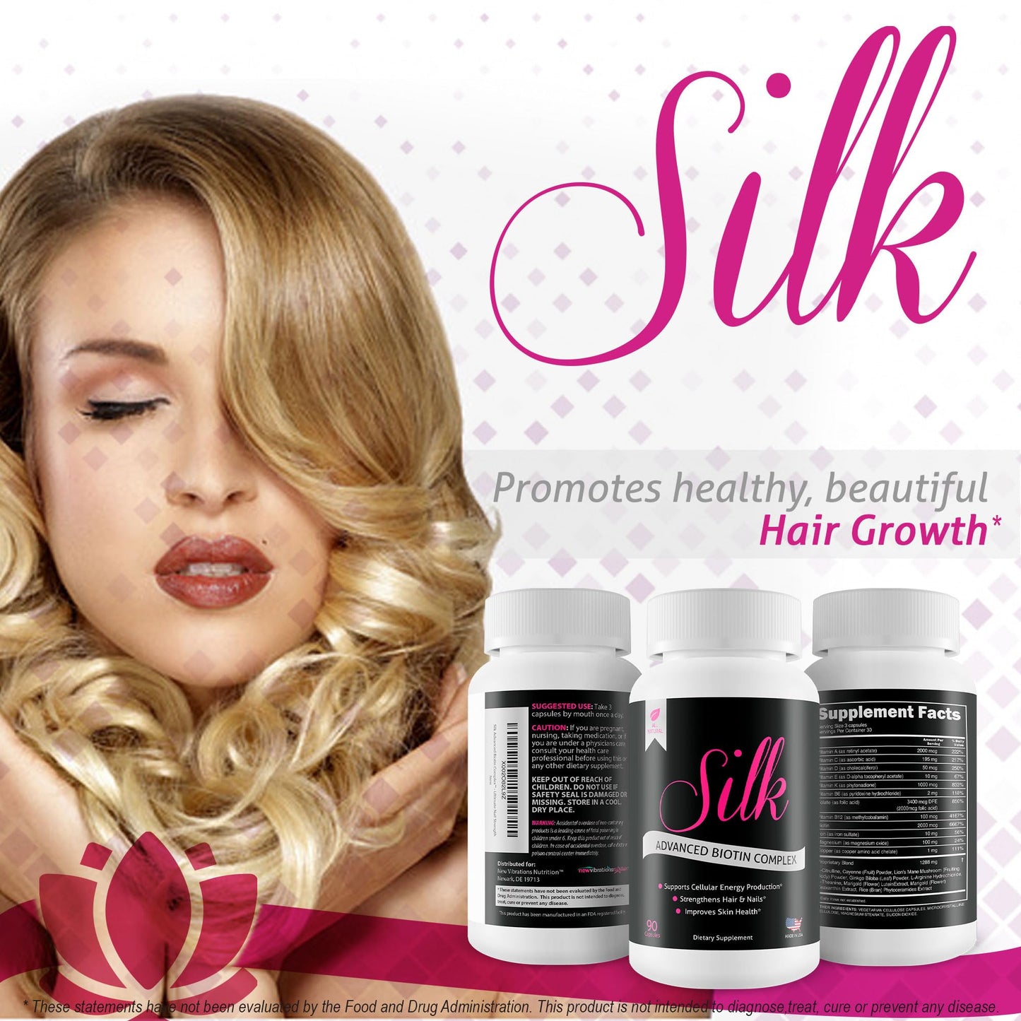 Advanced Silk Biotin Complex Capsule 60 Count