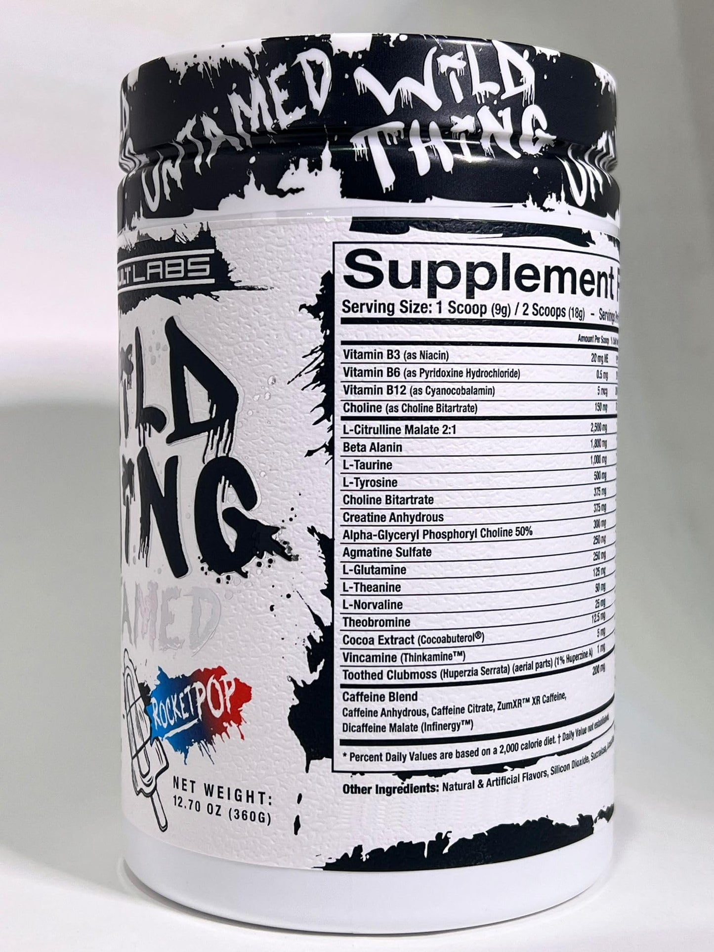 Assault Labs Wild Thing Pre Workout Powder, 12.7 Ounce (Pack of 1)