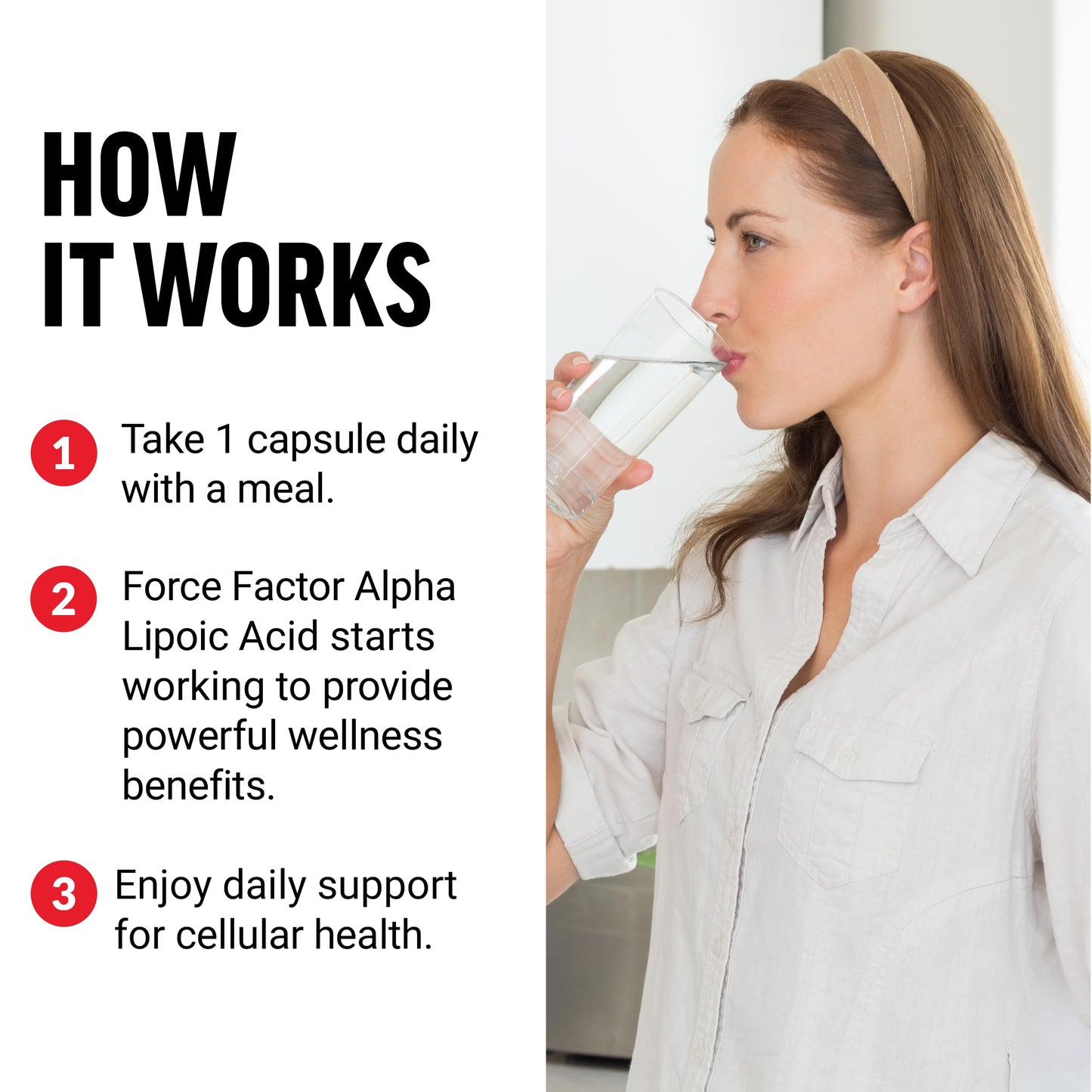 Force Factor Alpha Lipoic Acid 600mg Capsules, 60 Vegetable Capsules