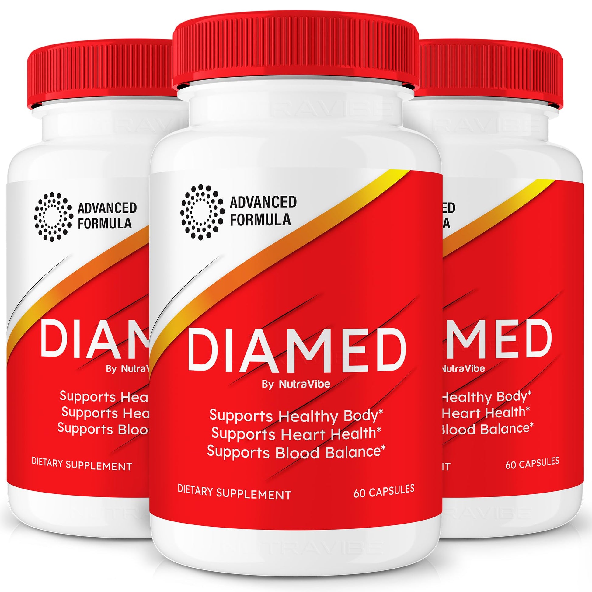 NutraVibe Dia Med Premium Blood Balance Support Capsules 180 Capsules