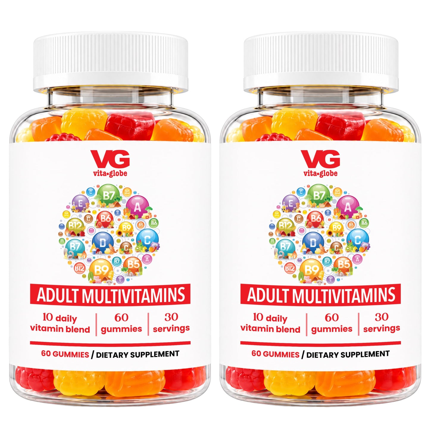 VITA GLOBE Adult Multivitamin Gummies 120 Gummies