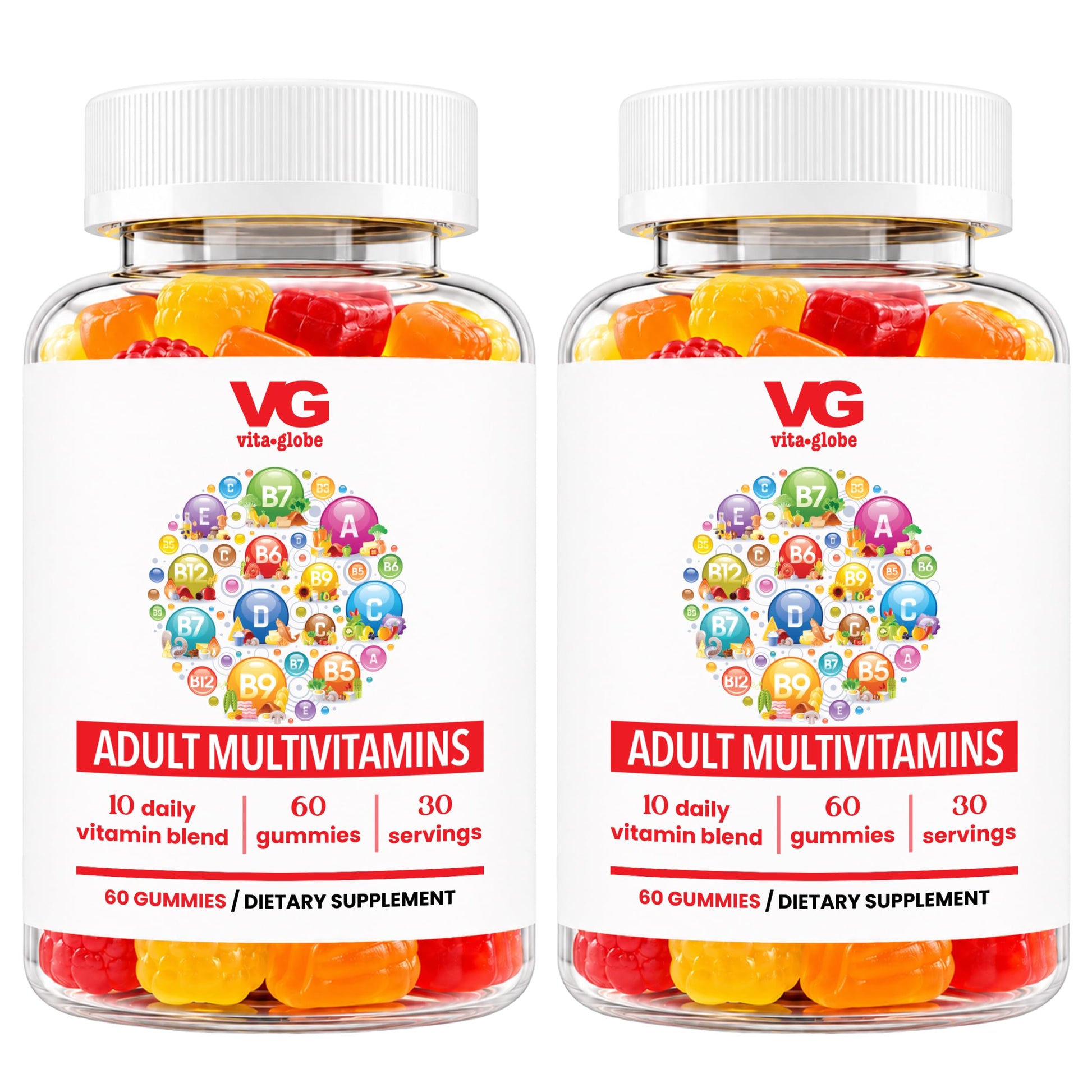 VITA GLOBE Adult Multivitamin Gummies 120 Gummies