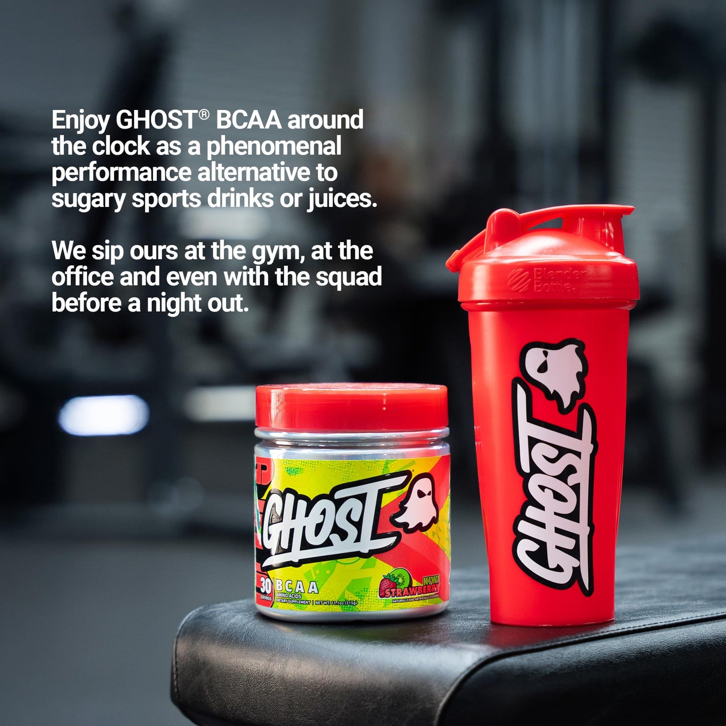 GHOST BCAA Powder Amino Acids Supplement, 11.1 Ounce