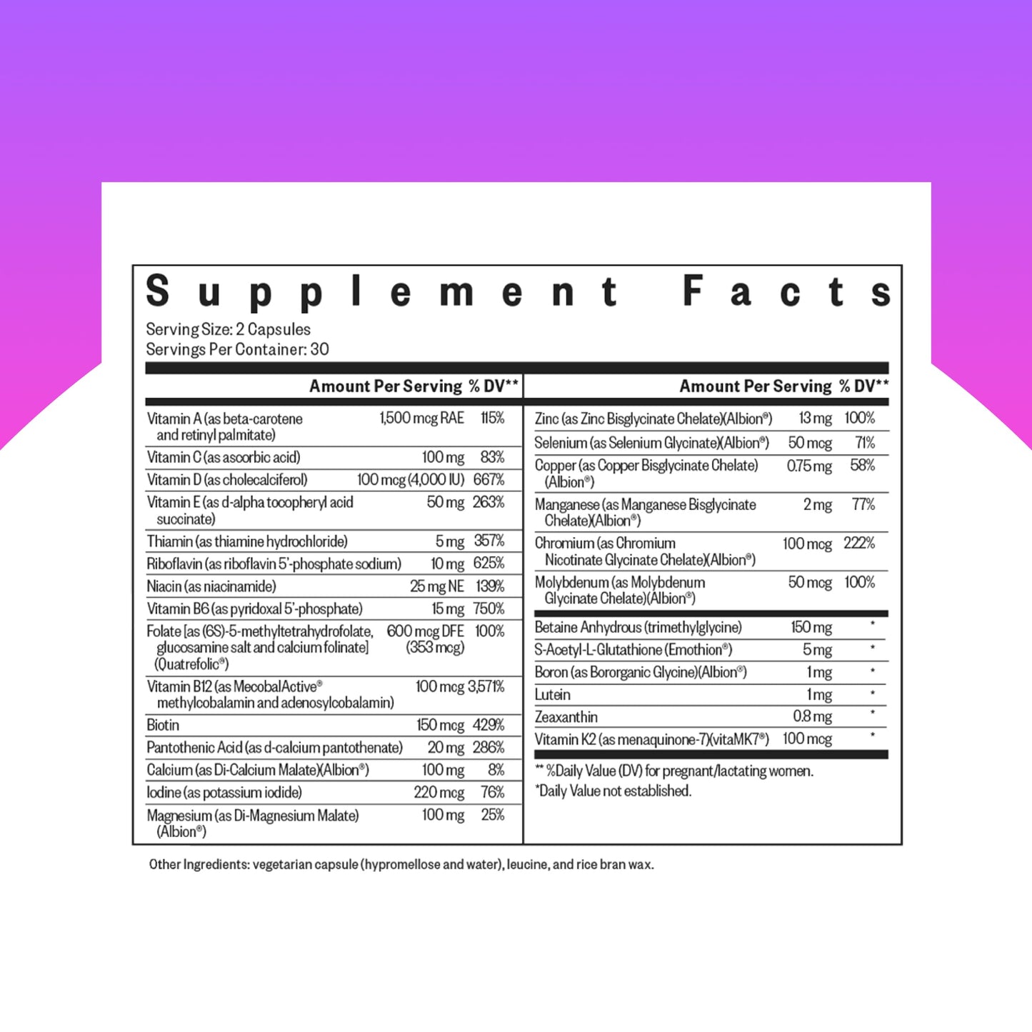 Seeking Health Prenatal Essentials Capsule, 60 Capsules