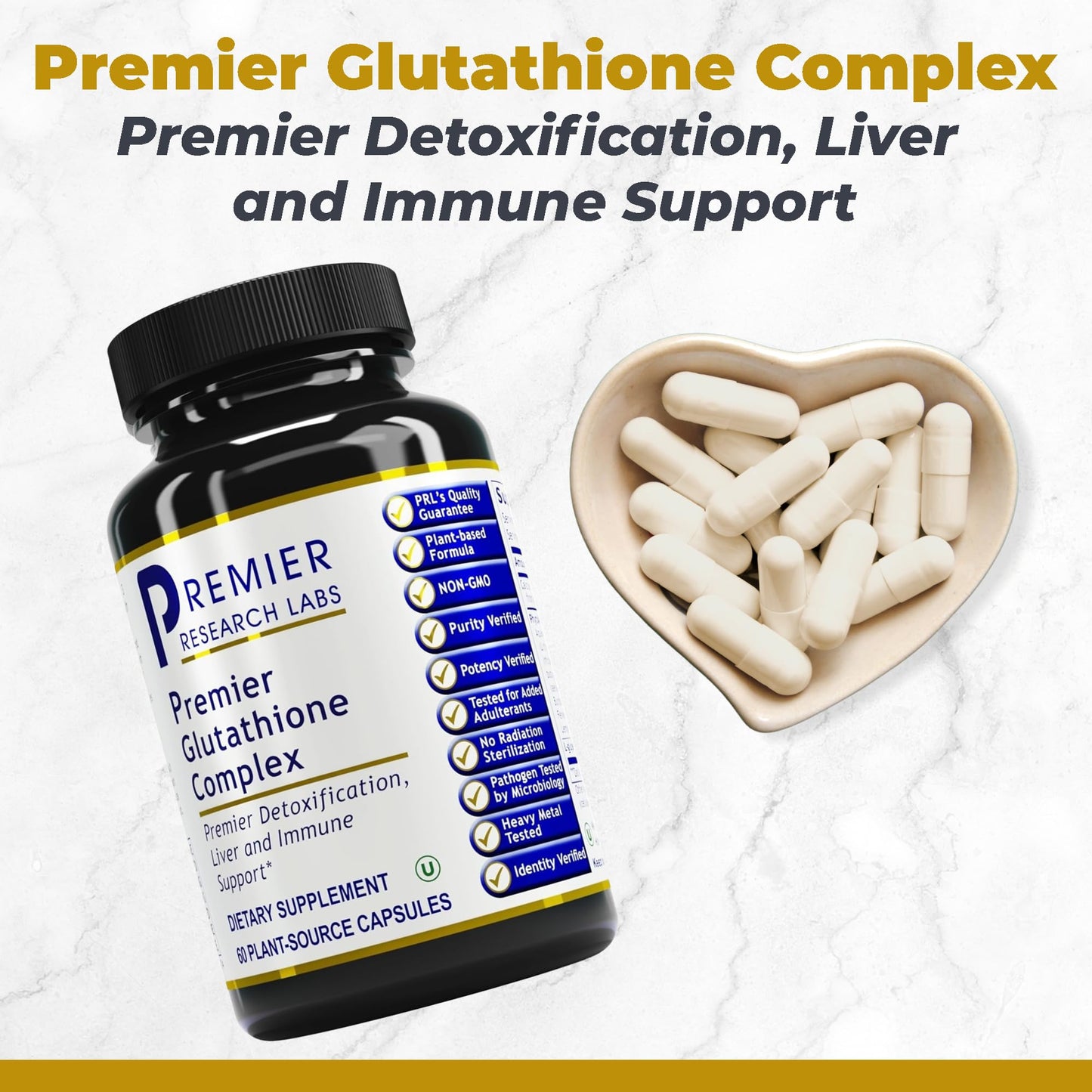 Premier Research Labs Glutathione Complex Capsules 60