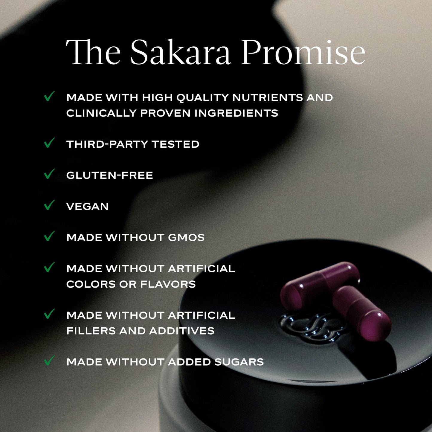 SAKARA Night Service Sleep Support Capsule, 60 Count