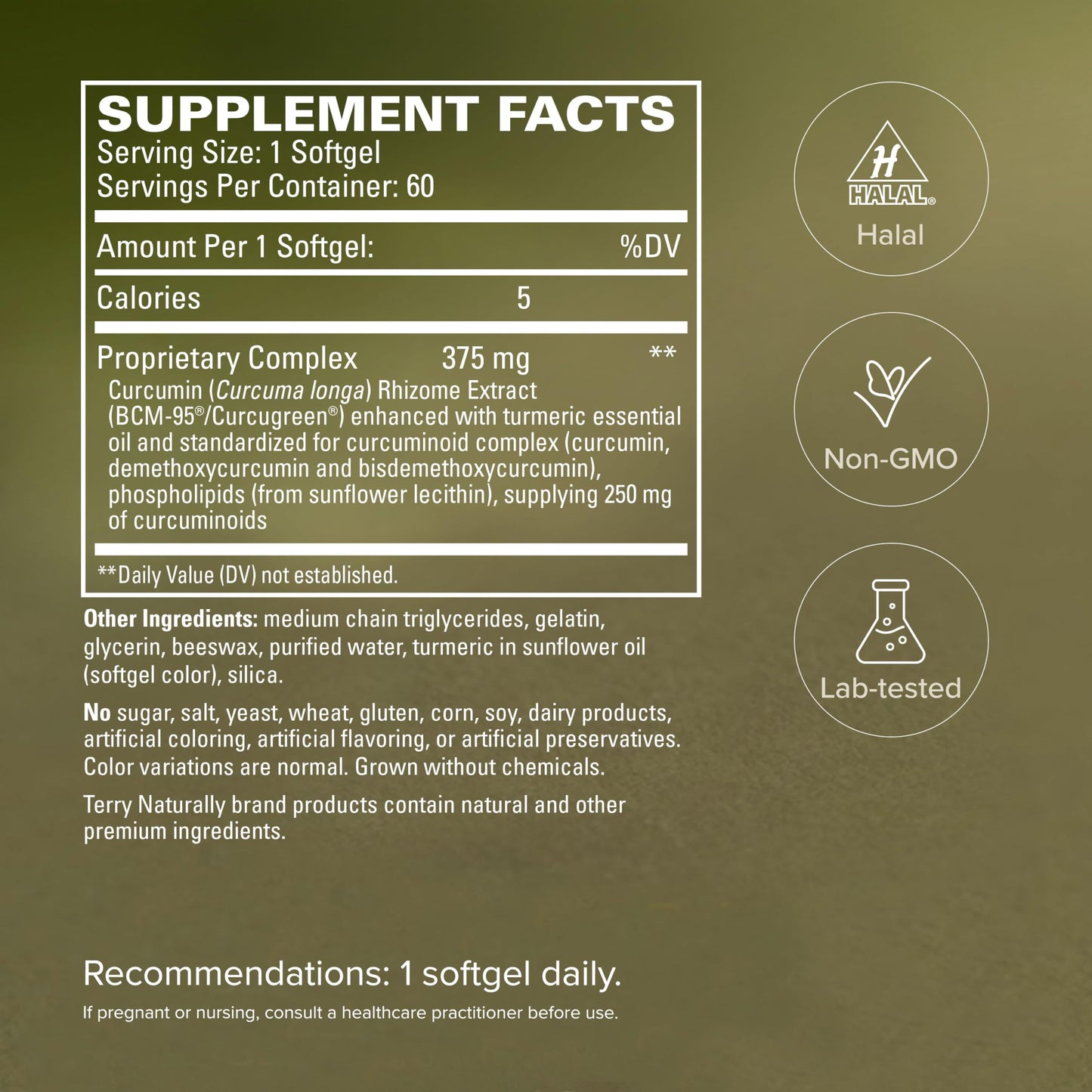 Terry Naturally CuraMed 375mg Softgels 120