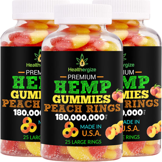 Healthergize Hemp Gummies Gummy 75 Count