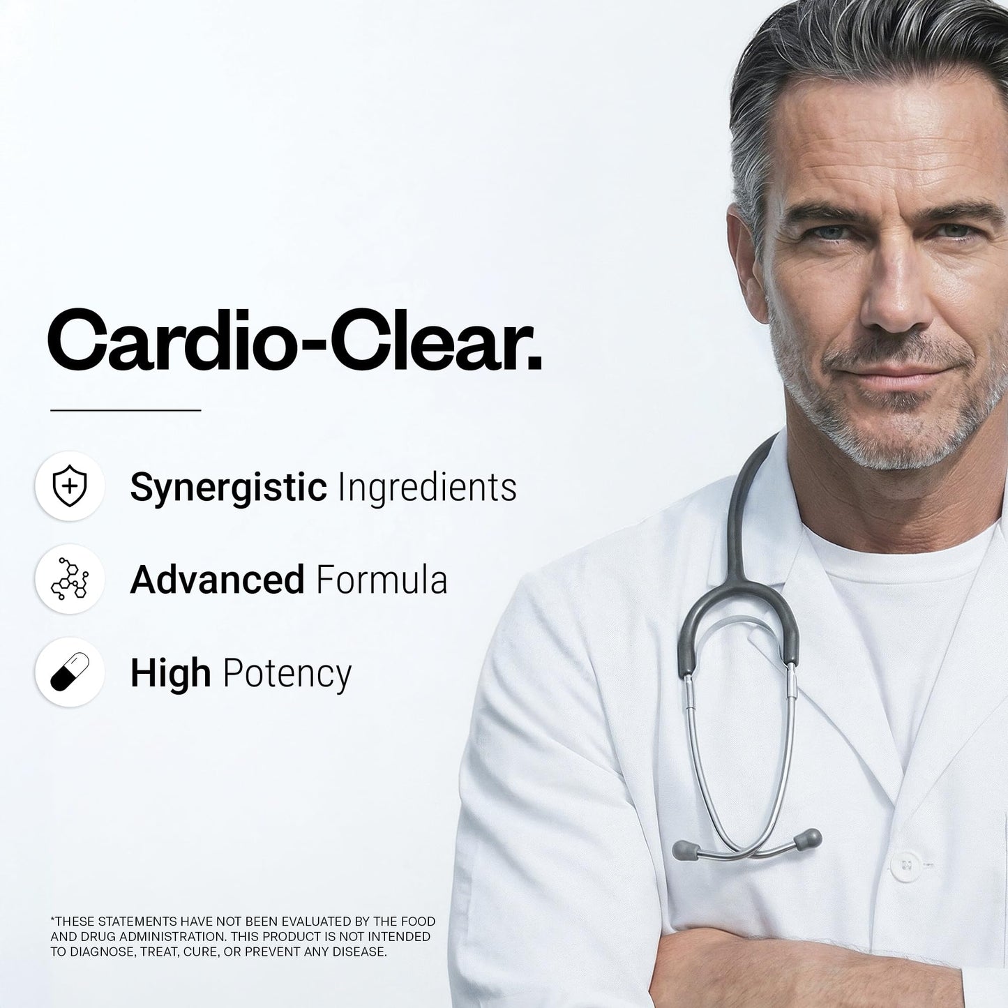 Supersmart Cardio Clear Garlic EDTA Supplement Capsules 120 Capsules