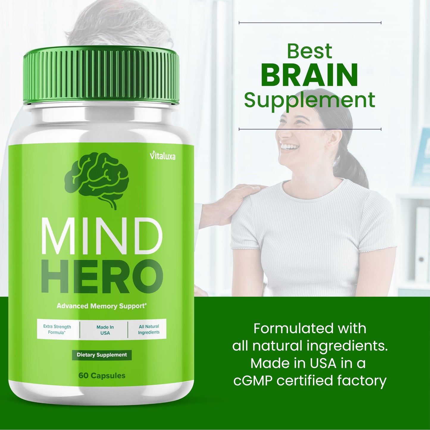 Vitaluxa Mind Hero Capsules 120 Capsules