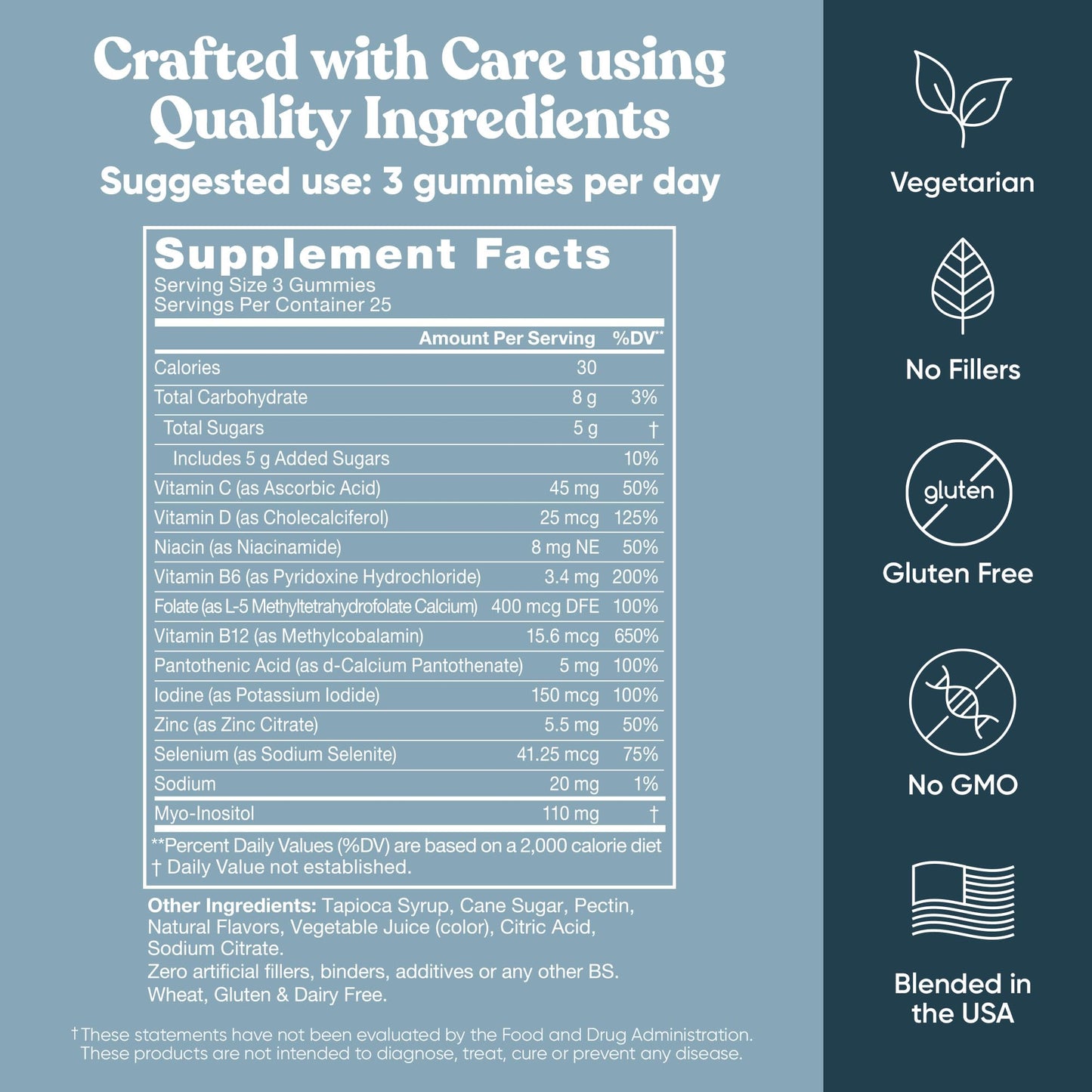 Eu Natural Conception for Her Fertility with Myo-Inositol, Gummies, 75
