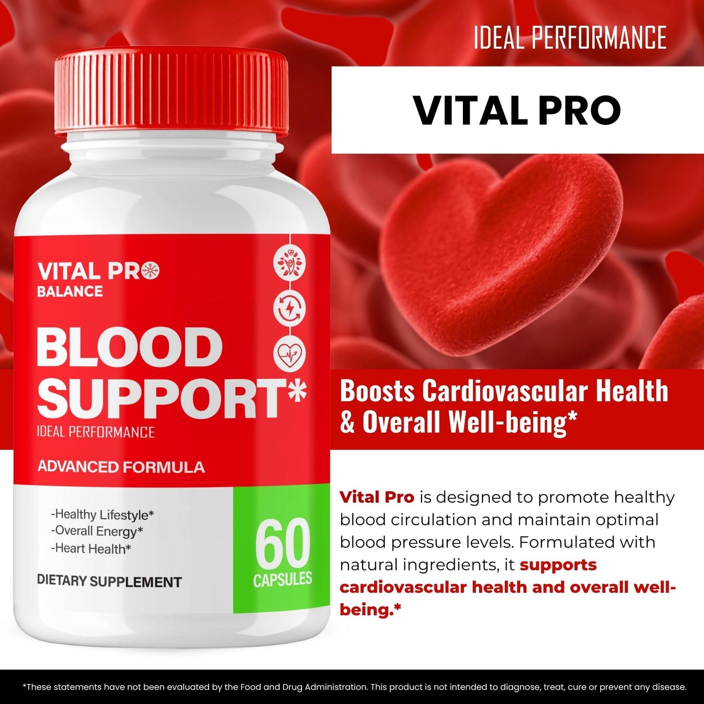 IDEAL PERFORMANCE Vital Pro Balance Capsules 300 Capsules