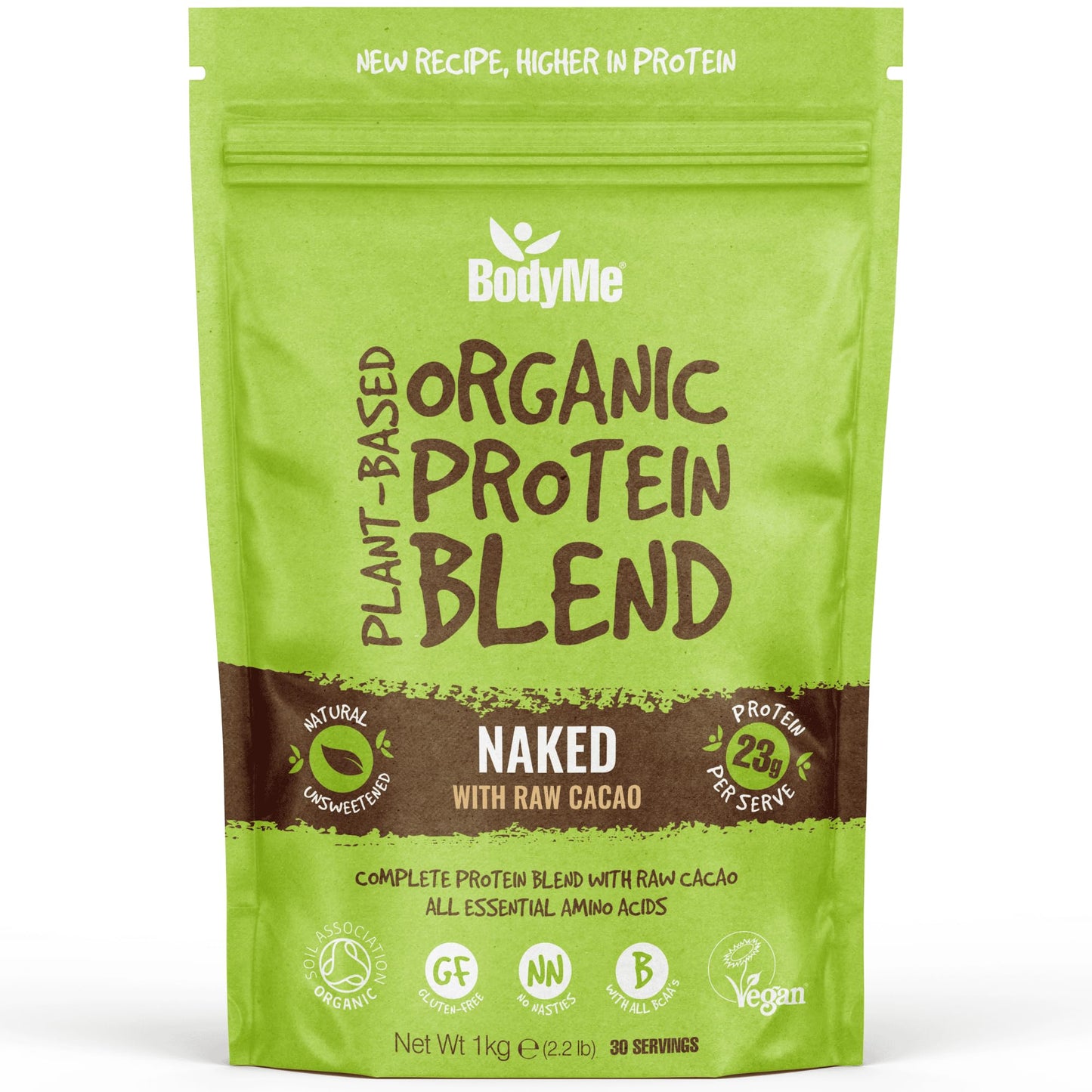 BodyMe Organic Vegan Protein Powder Blend, 35.274 oz