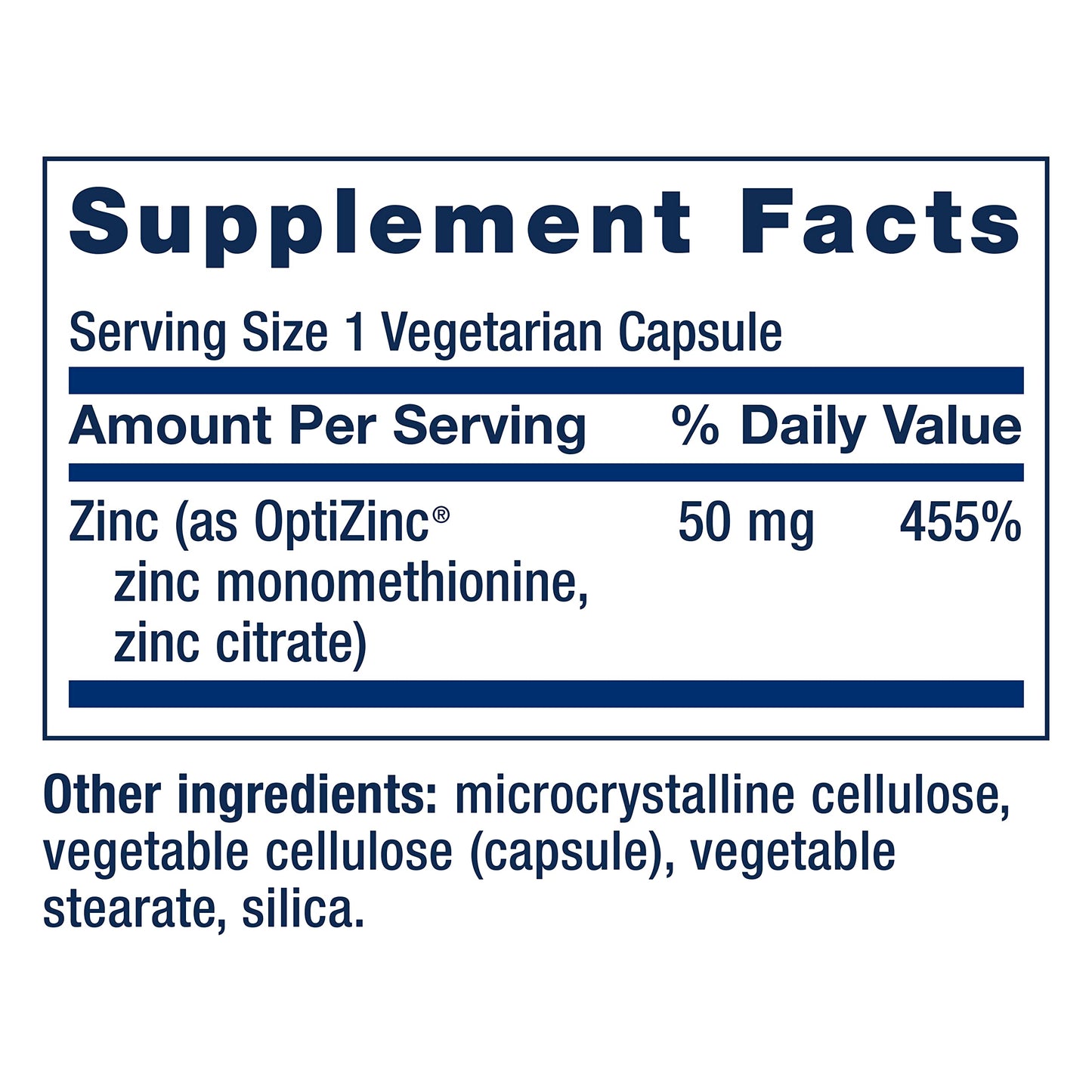 Life Extension Zinc Caps 50 mg Zinc Citrate Capsules, 90 Count